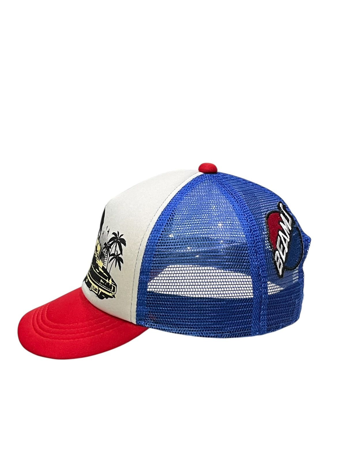 Beams Japan Vintage Y2K BEAMS Trucker Hat Aloha Car Print Pepsi Vibes Size ONE SIZE - 8 Thumbnail