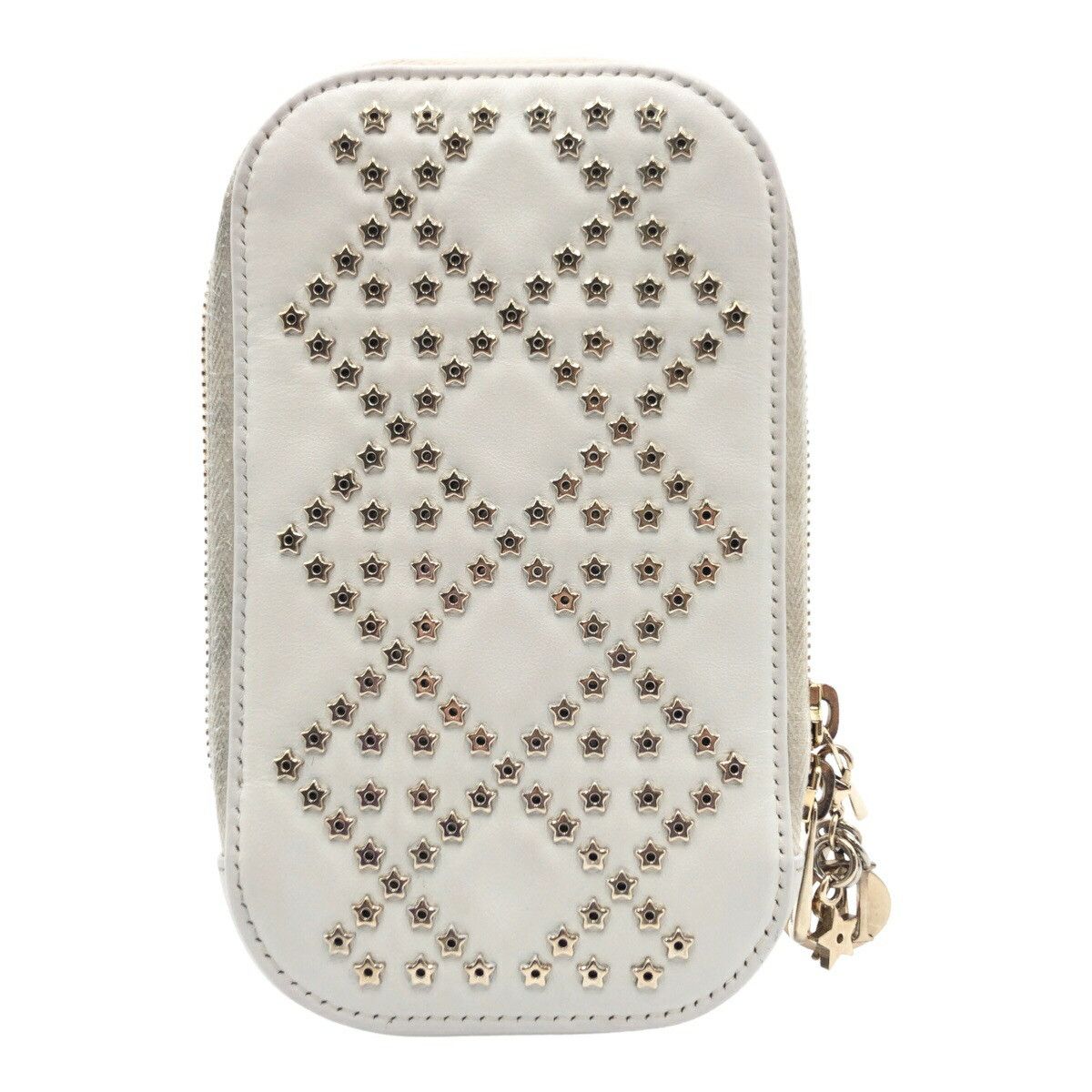 Dior Dior Dior Lady Dior Leather Phone Pouch Leather Phonecase S0872BNHB DUTY FREE for USA Size ONE SIZE - 1 Thumbnail