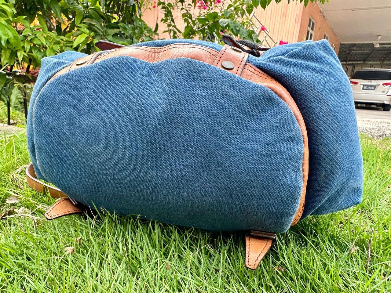 Burberry Authentic Burberry Rucksack Nyalon Blue Backpack Size ONE SIZE - 5 Thumbnail