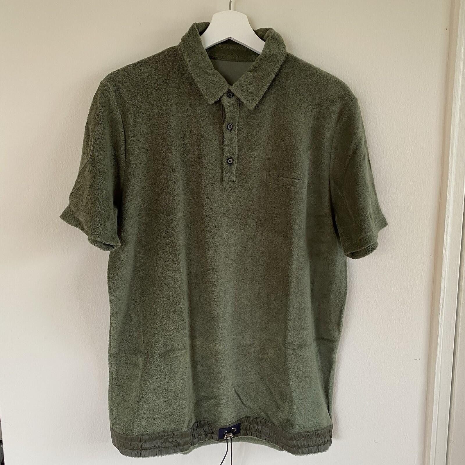 Giorgio Armani Giorgio Inserti Polo Shirt Mens L Green Terry Cloth Beach Size US L / EU 52-54 / 3 - 2 Thumbnail