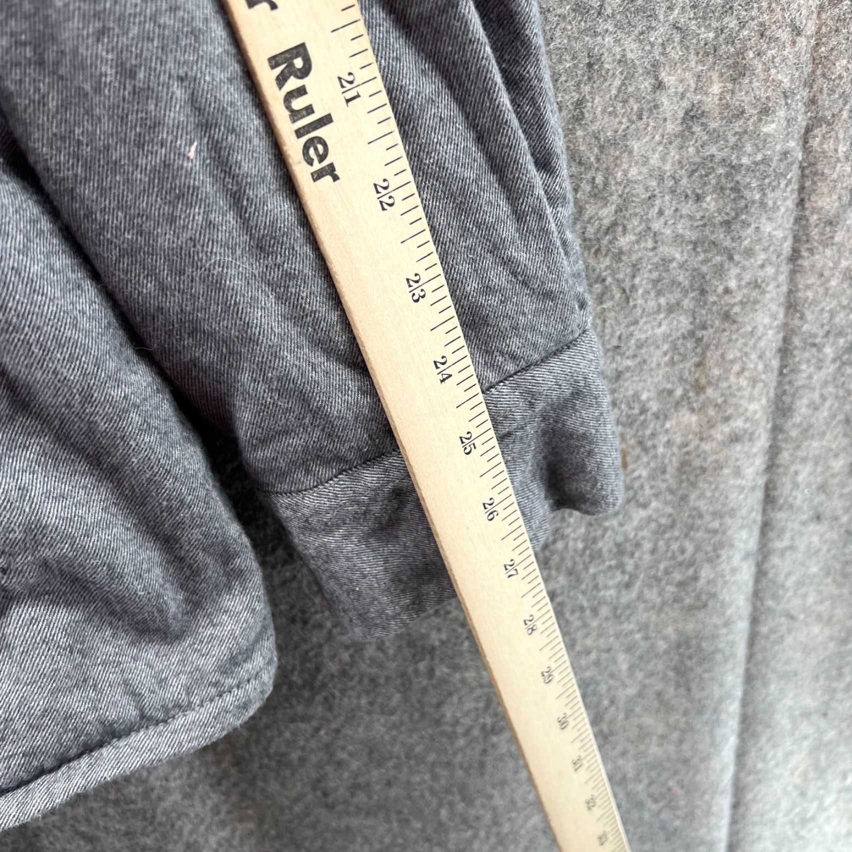 Eddie Bauer Eddie Bauer Shirt Men TXL Heather Gray Button Down Fleece Lined Shacket Tall Size US XL / EU 56 / 4 - 5 Thumbnail
