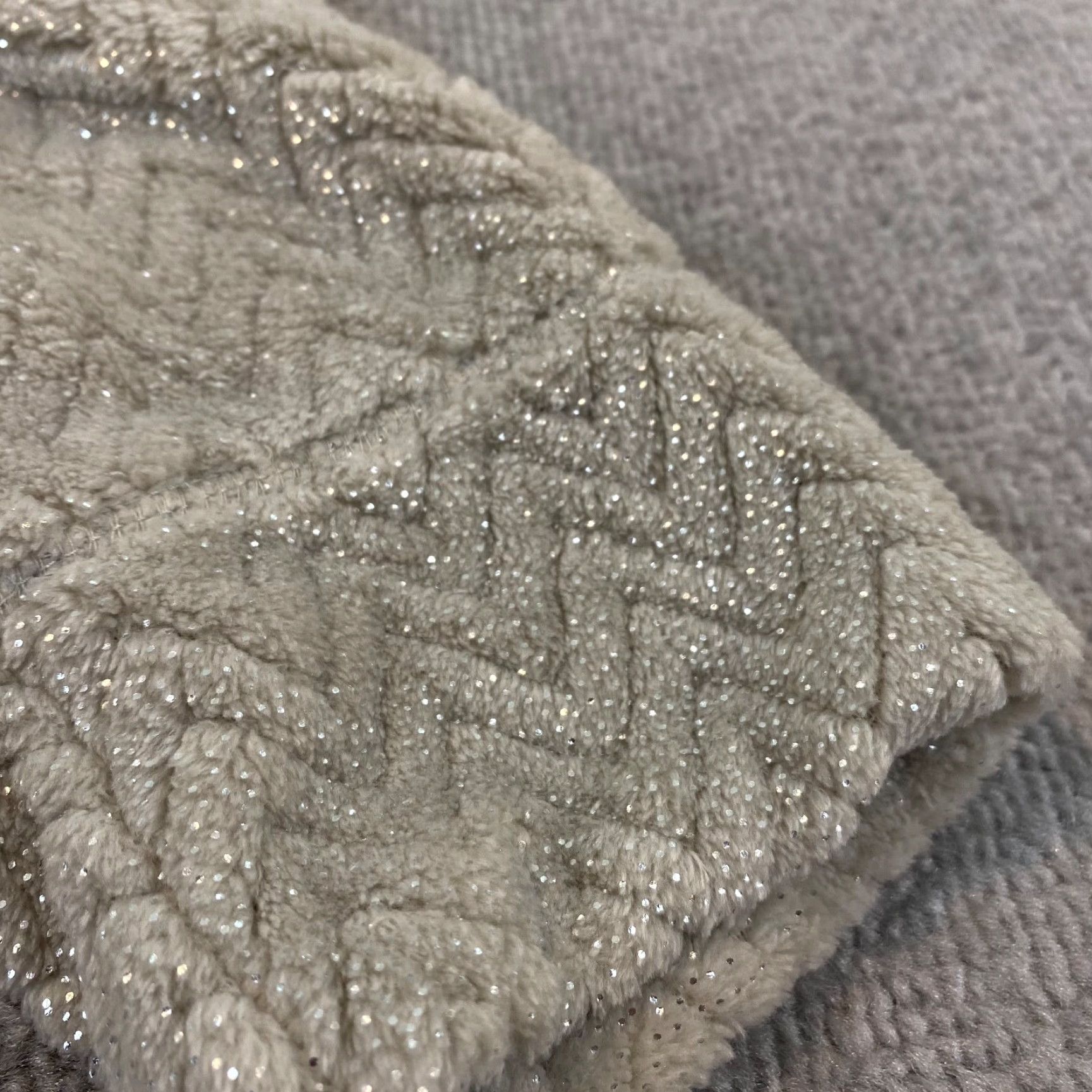 Soft Surroundings Soft Surroundings Jacket Women Small Silver Peak Faux Sherpa Fleece Zip Up 2DT55 Size S / US 4 / IT 40 - 6 Thumbnail