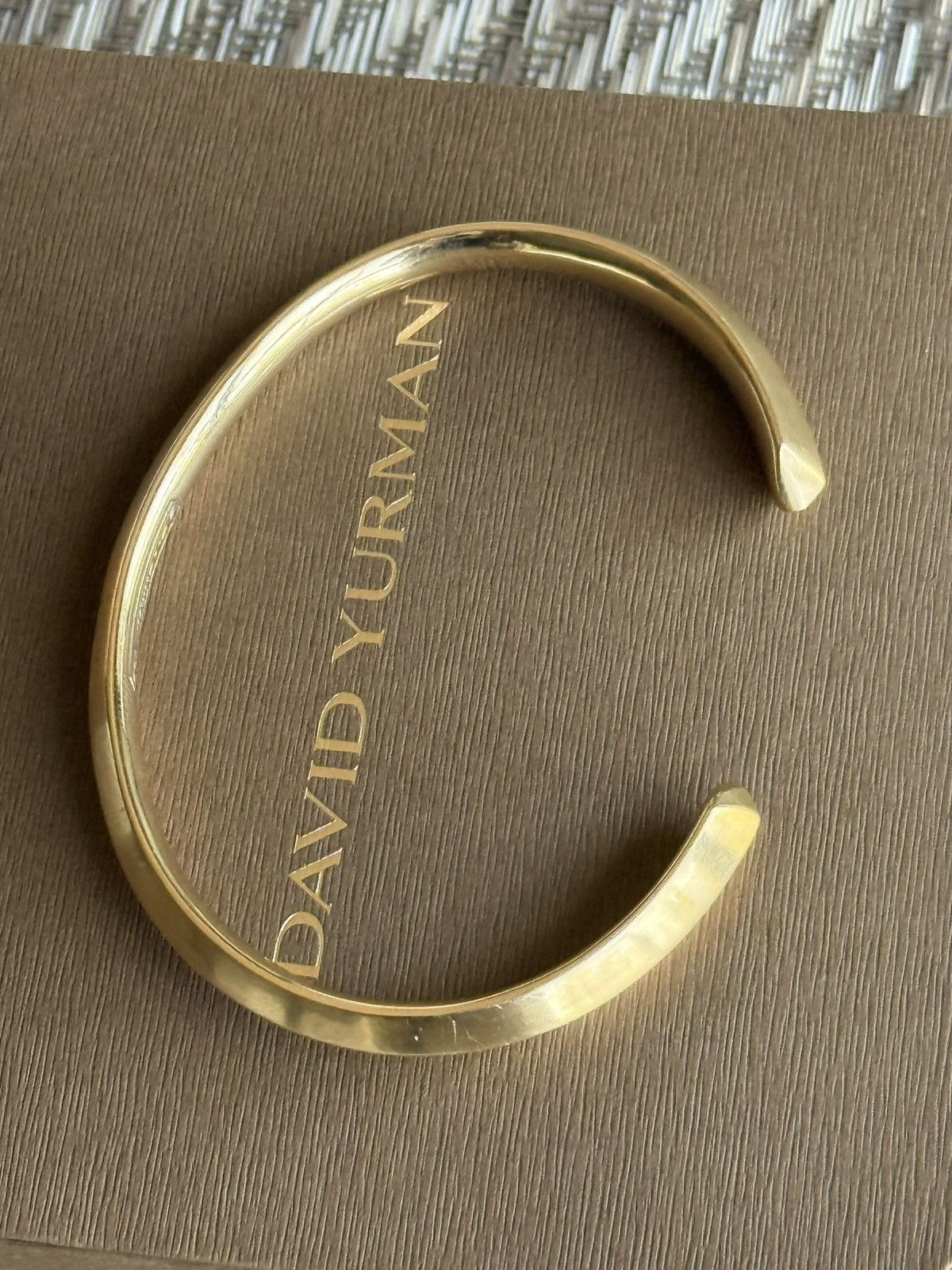 David Yurman Rare David Yurman Roman Cuff Bracelet Bangle 18K Solid Gold Size ONE SIZE - 4 Thumbnail