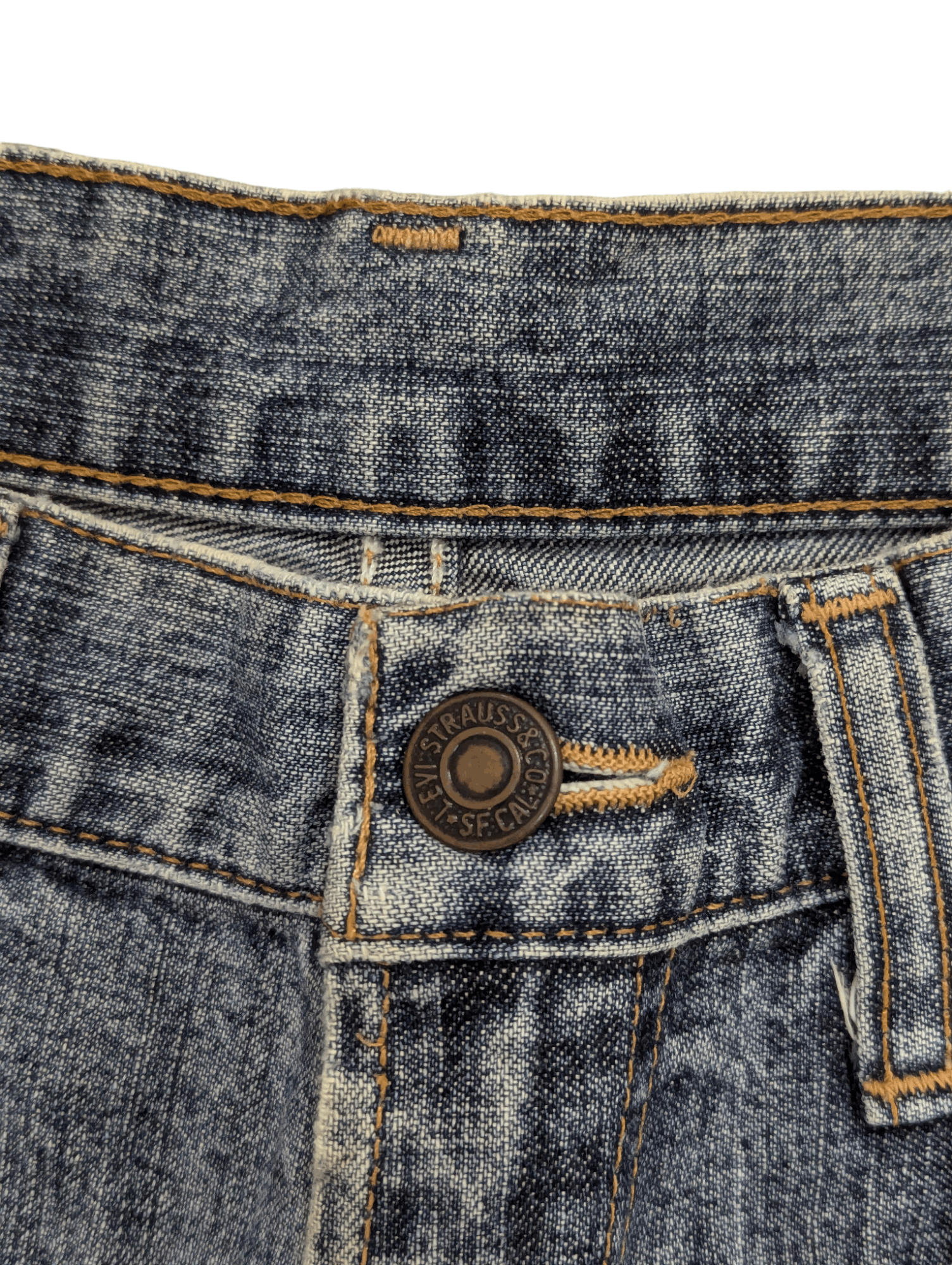 Levi's THRASHED LEVIS 534 DISTRESSED JEANS DENIM Size US 30 / EU 46 - 3 Thumbnail