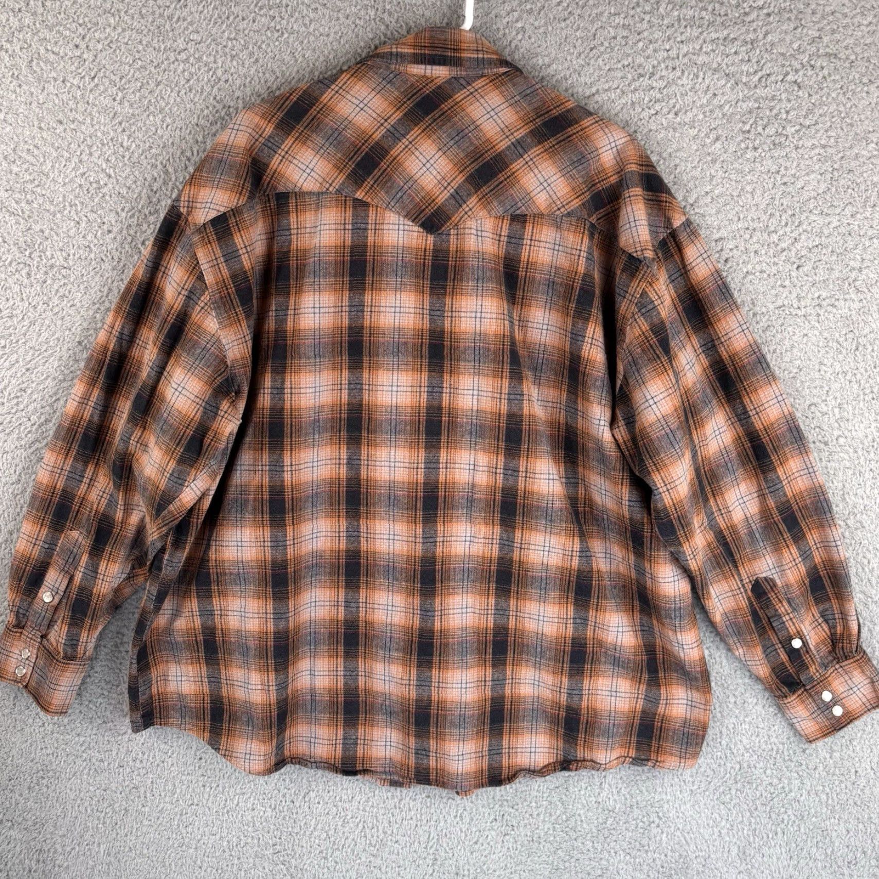 West Coast Choppers Jesse James West Coast Choppers Shirt Mens XL Plaid Flannel Western Pearl Snap Button-Up Size US XL / EU 56 / 4 - 4 Thumbnail