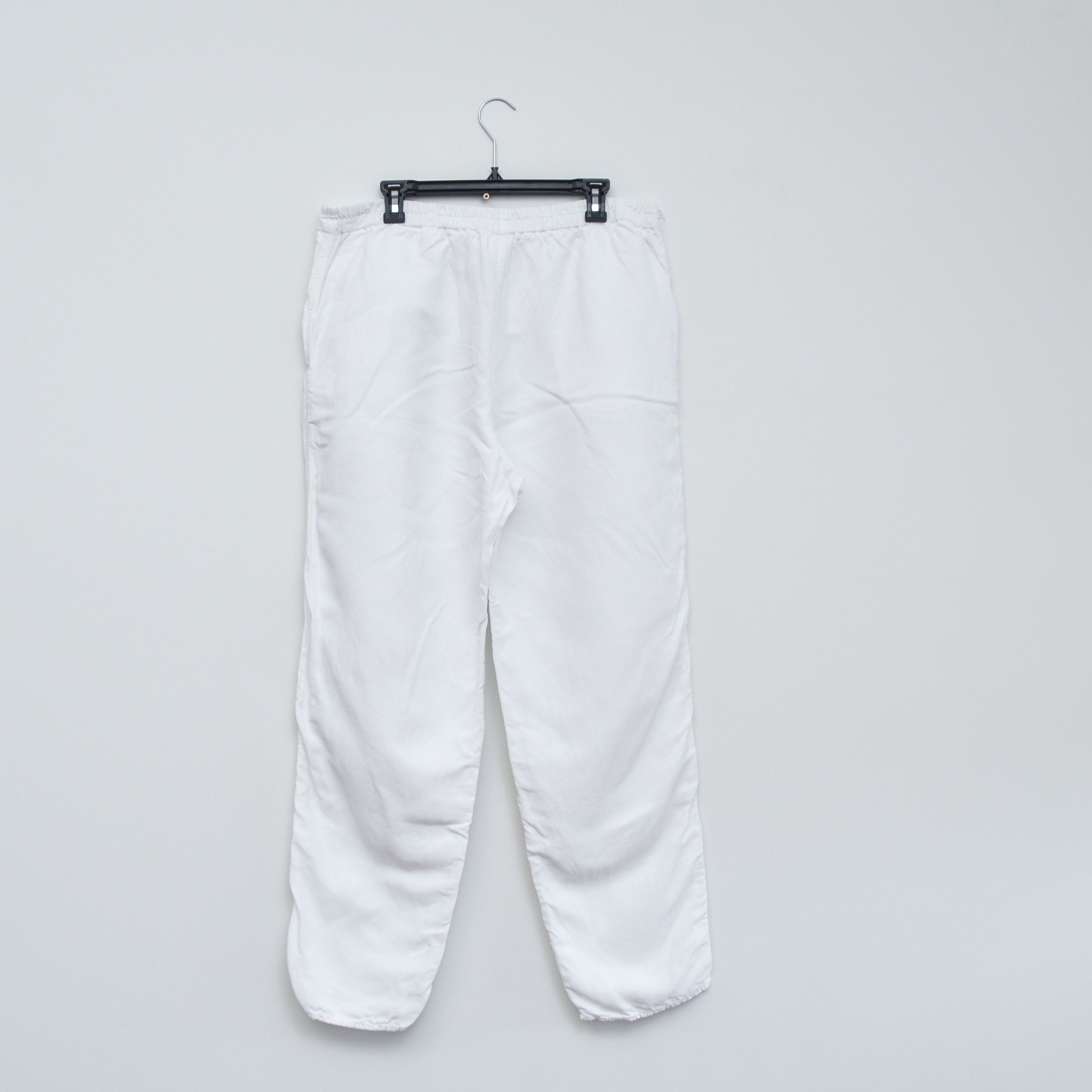 OSKA Oska White Linen Wide Pants Baggy Oversized Cropped sz 5 Size 38" / US 16 / IT 52 - 2 Thumbnail