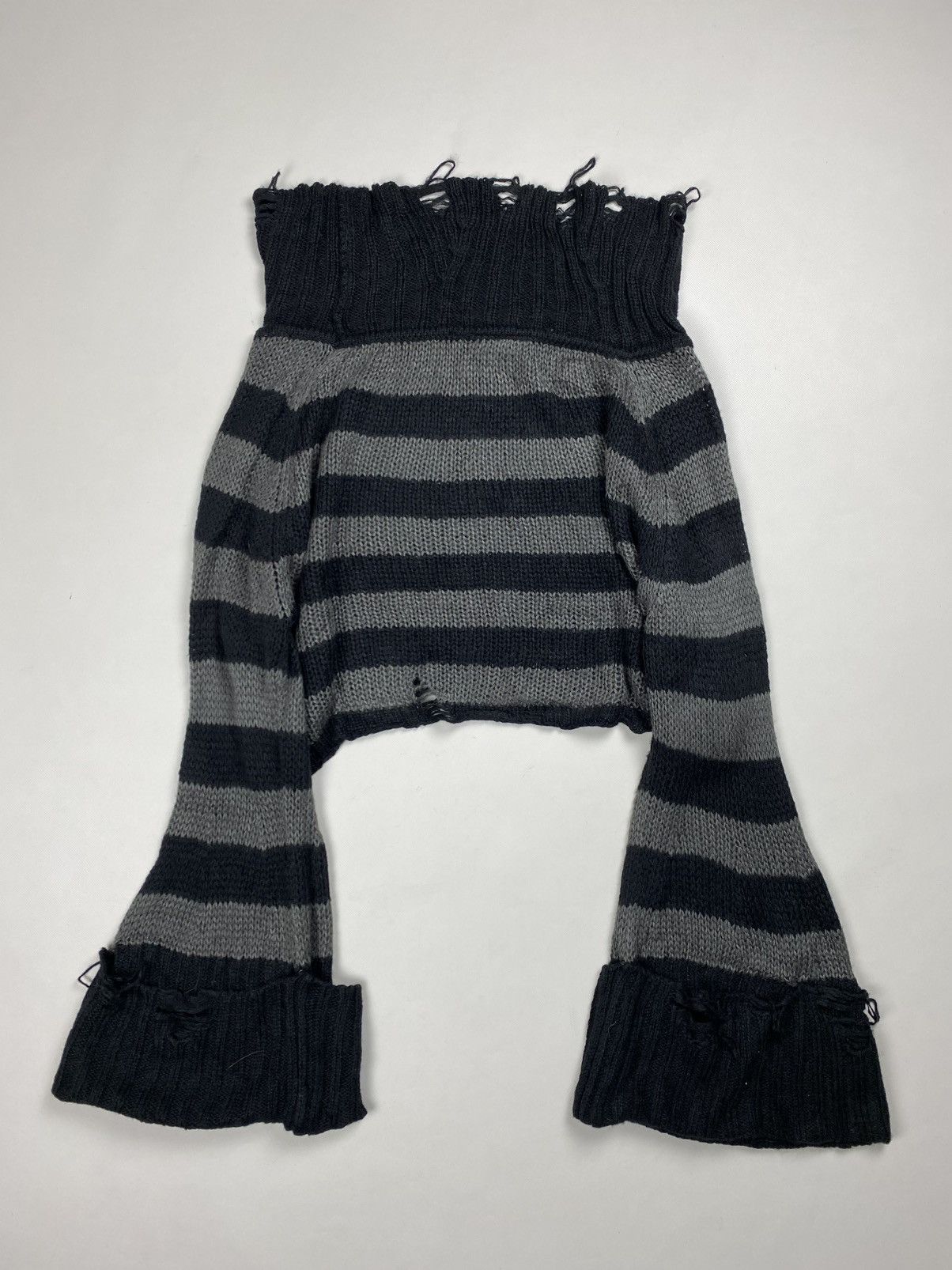Killstar Killstar Ladies Y2K Distressed High Neck Sweater Pullover Size 4XL / US 24-26 - 14 Thumbnail