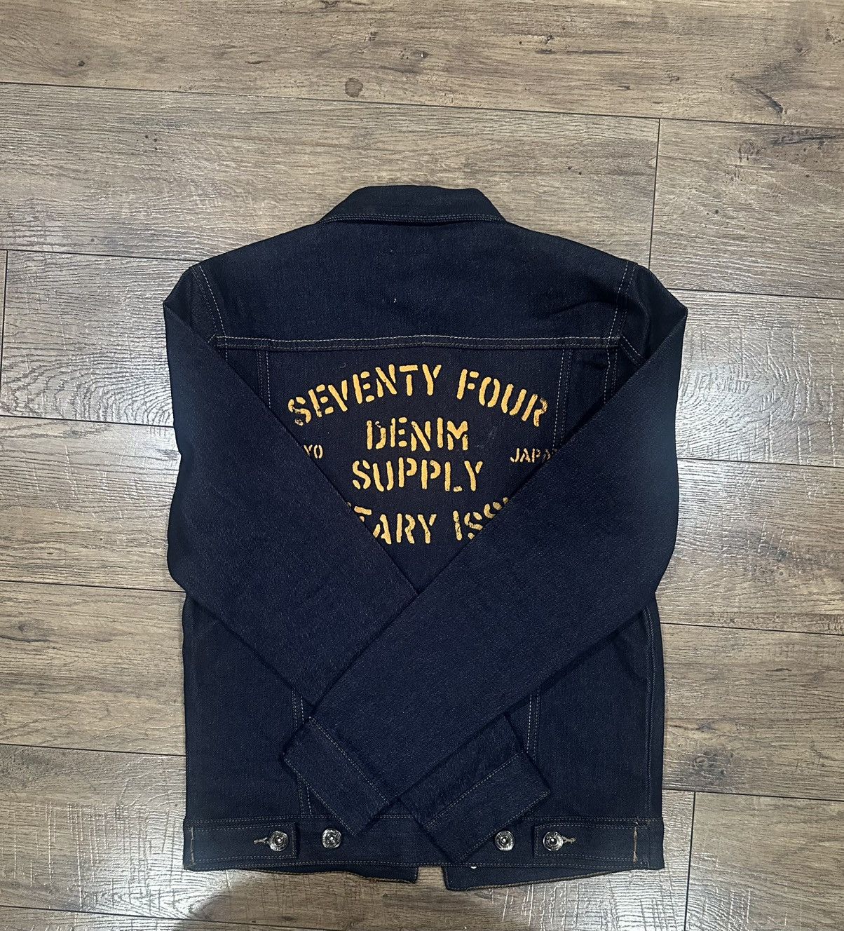 74 Is War 74 IS WAR DENIM SUPPLY DENIM JACKET Size US S / EU 44-46 / 1 - 4 Thumbnail