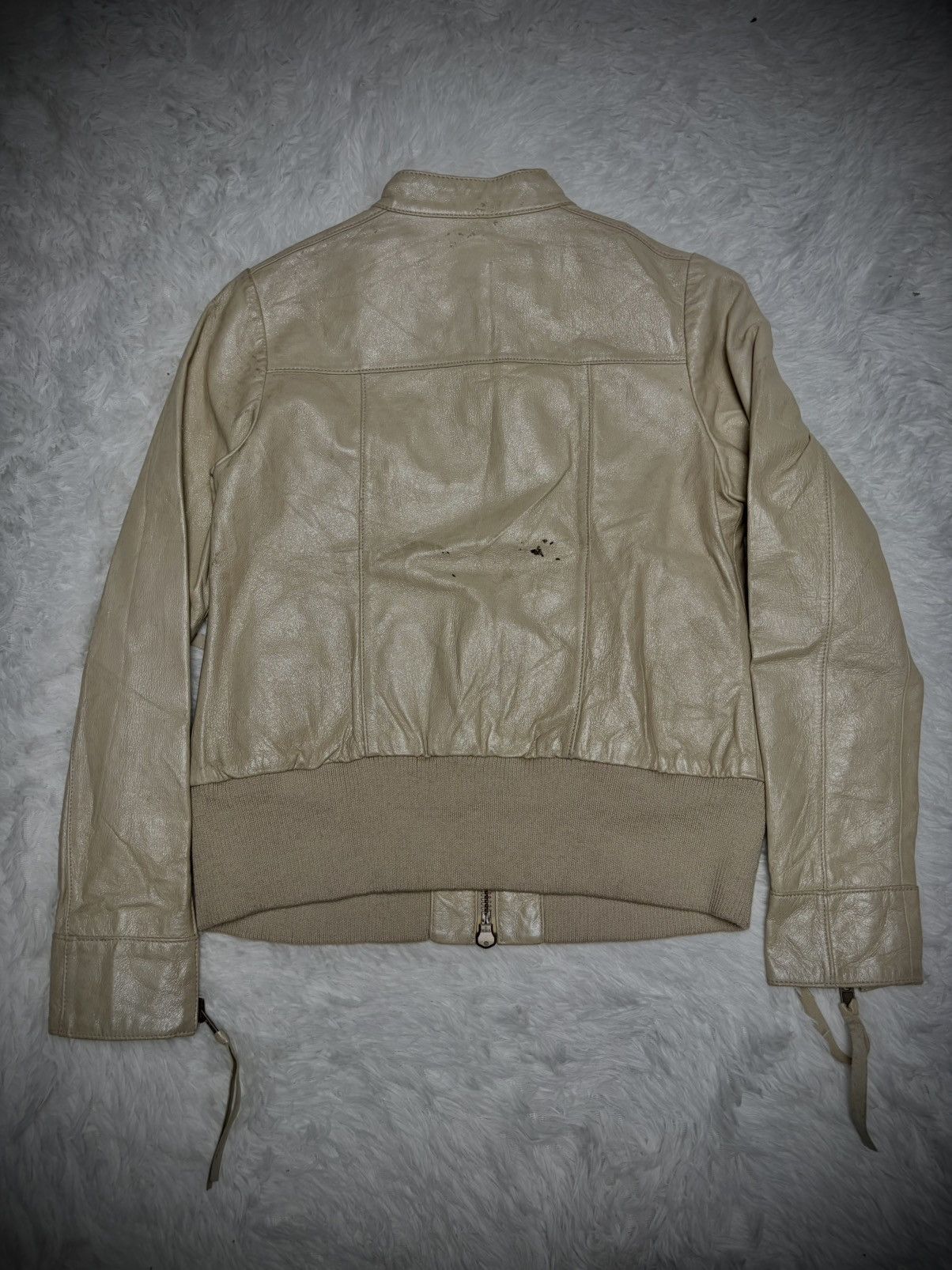 Japanese Brand 2000s Japanese Brand b.r.u.s.h vkei leather jacket Size US XS / EU 42 / 0 - 7 Thumbnail