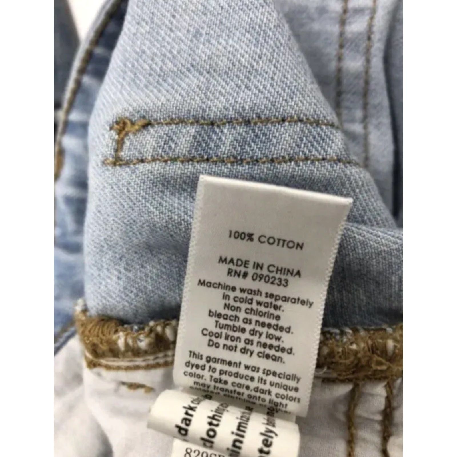 Pacsun NEW PacSun Three-Tone Patch Blue & White Cotton Denim Jean Shorts Size 0 Womens Juniors Cut-Off Shorts Color Blue Mens? Ladies? Size 25" / US 0 / IT 36 - 3 Thumbnail