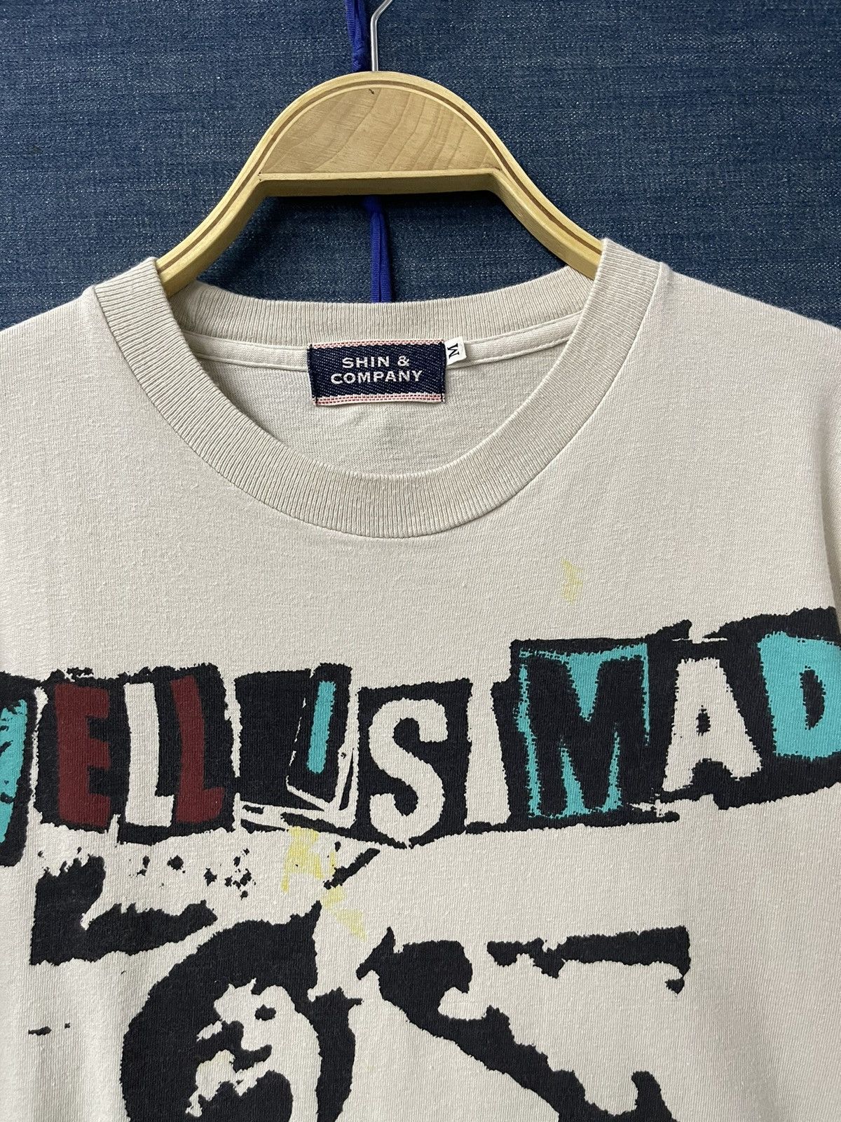 Japanese Brand Y2k Punk Shin & Company Bruce Lee “hell is mad” tee Size US M / EU 48-50 / 2 - 3 Thumbnail