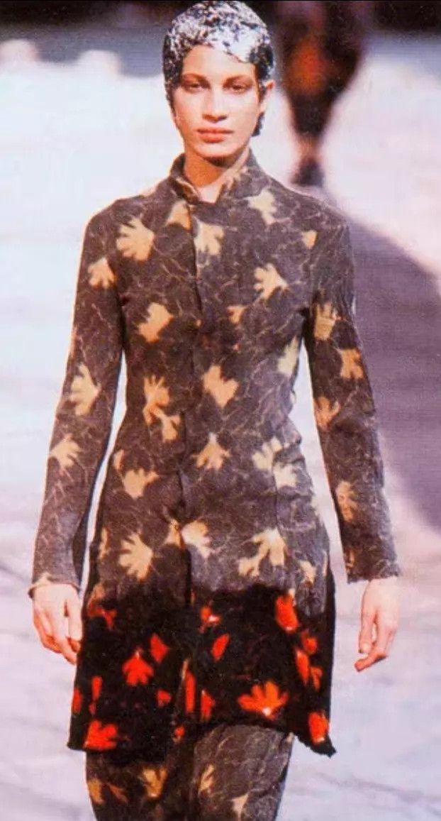 Comme des Garcons CDG 1993aw Synergy Decolorized Floral Dress Women's Size 27" / US 4 / IT 40 - 9 Thumbnail