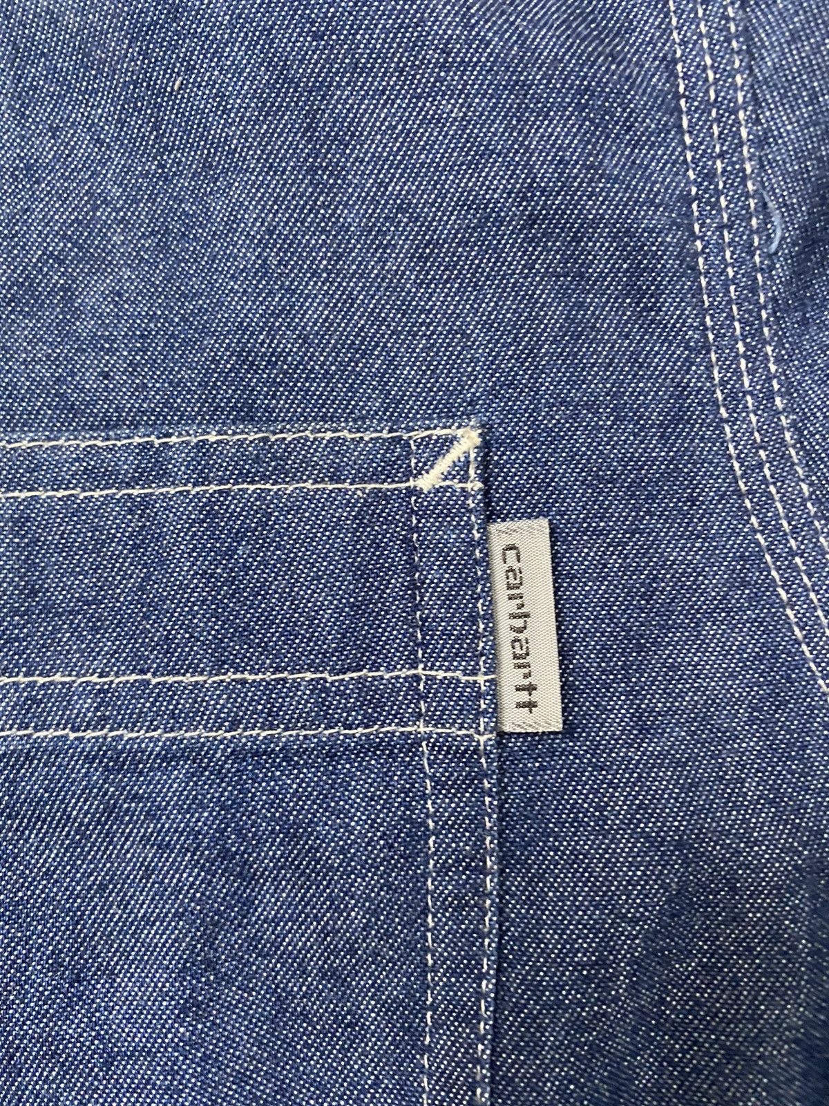 Carhartt Wip Carhartt WIP X Slam Jam shirt size XL used blue denim Size US XL / EU 56 / 4 - 4 Thumbnail