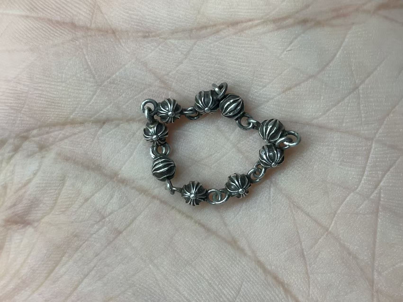 Chrome Hearts Chrome Hearts Silver Cross Ball Ring Size ONE SIZE - 3 Thumbnail