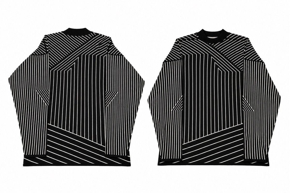 Rick Owens Rick Owens Multi-Stripe Virgin Wool Jumper – Medium Size US M / EU 48-50 / 2 - 1 Thumbnail