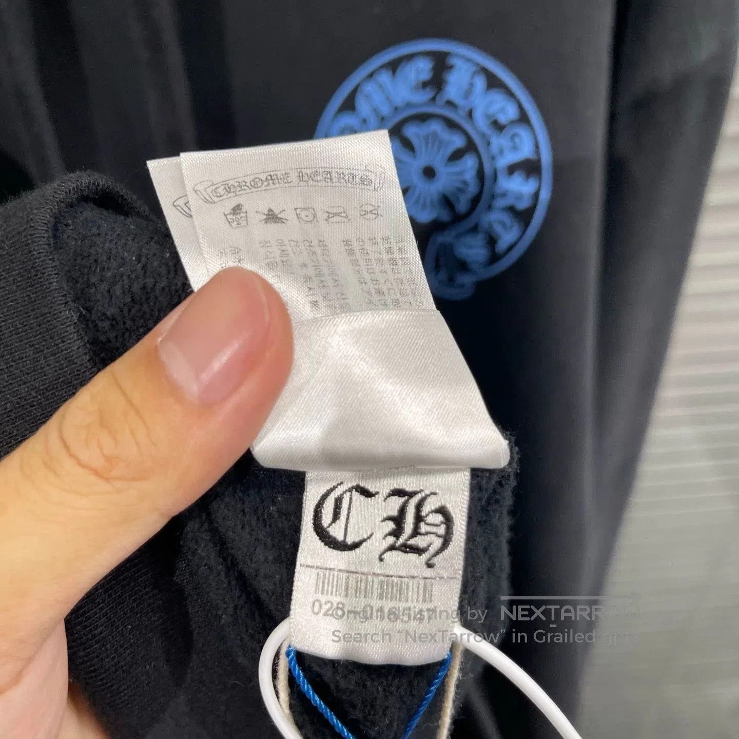 Chrome Hearts Black Logo Print Hoodie with Drawstring. Size US L / EU 52-54 / 3 - 6 Thumbnail