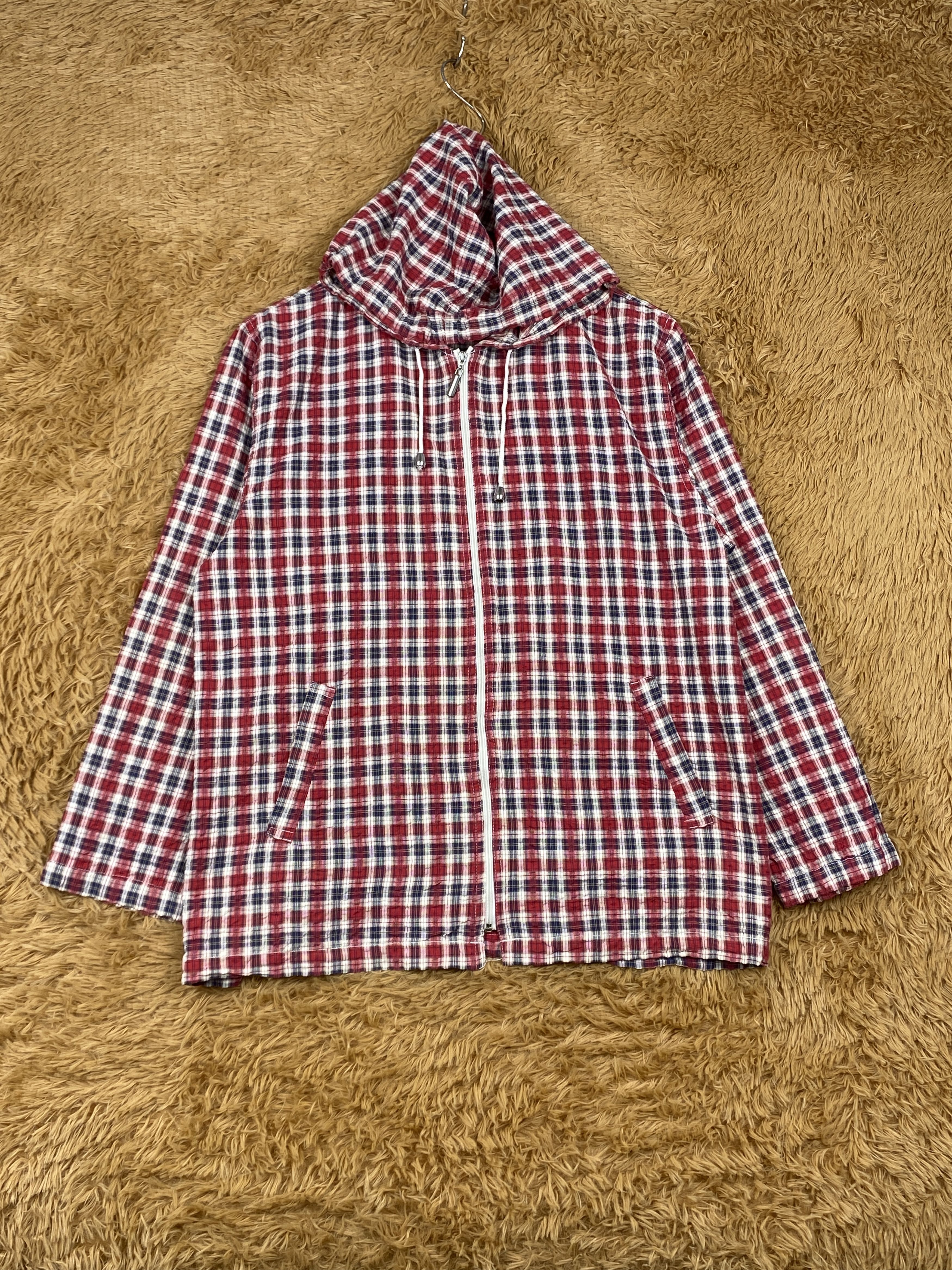 Japanese Brand × Vintage Vintage Finch Japanese Brand Hoodie Flannel Jacket Size US S / EU 44-46 / 1 - 1 Thumbnail