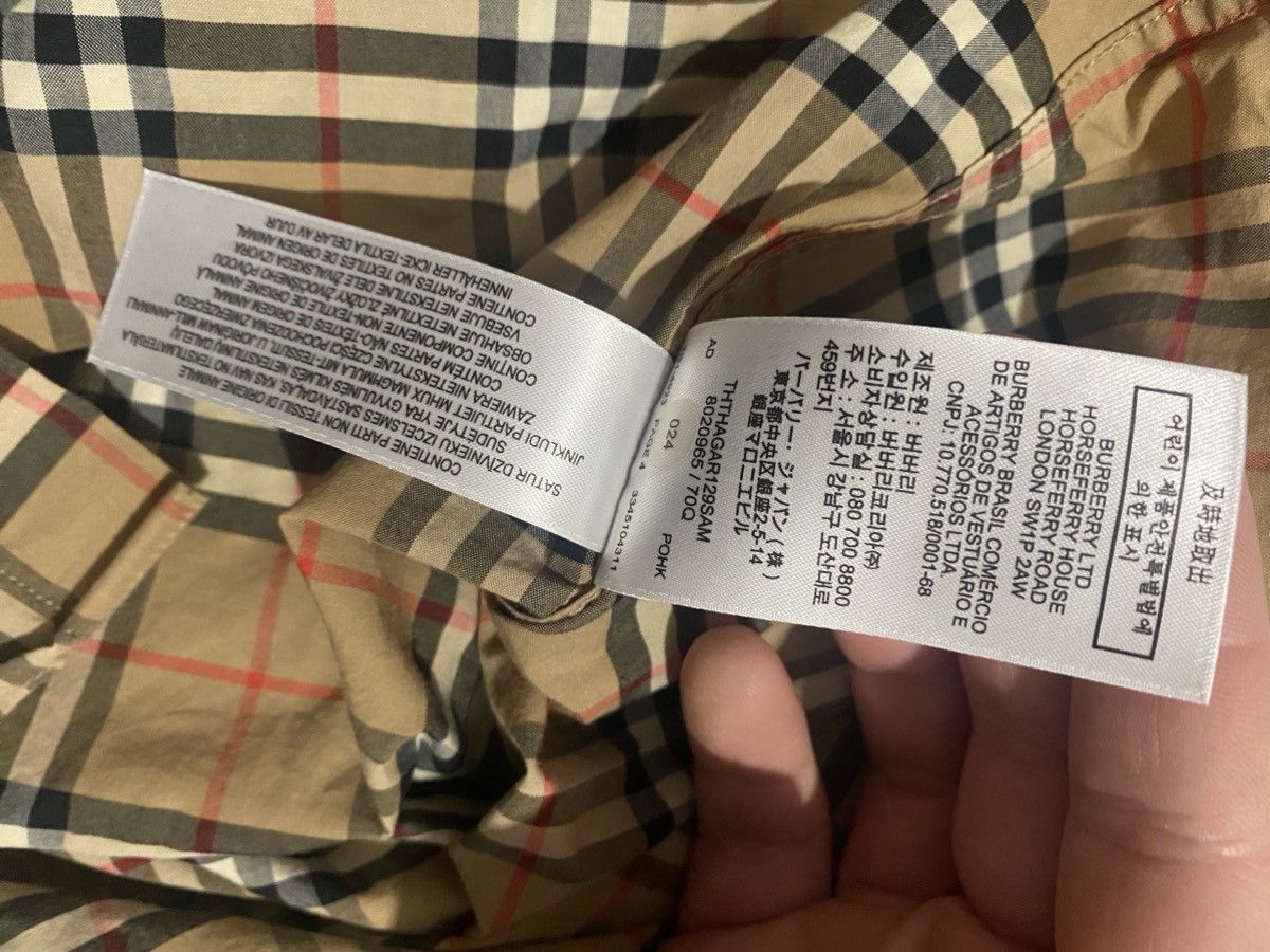 Burberry Burberry button-up short sleeve shirt Size US L / EU 52-54 / 3 - 6 Thumbnail
