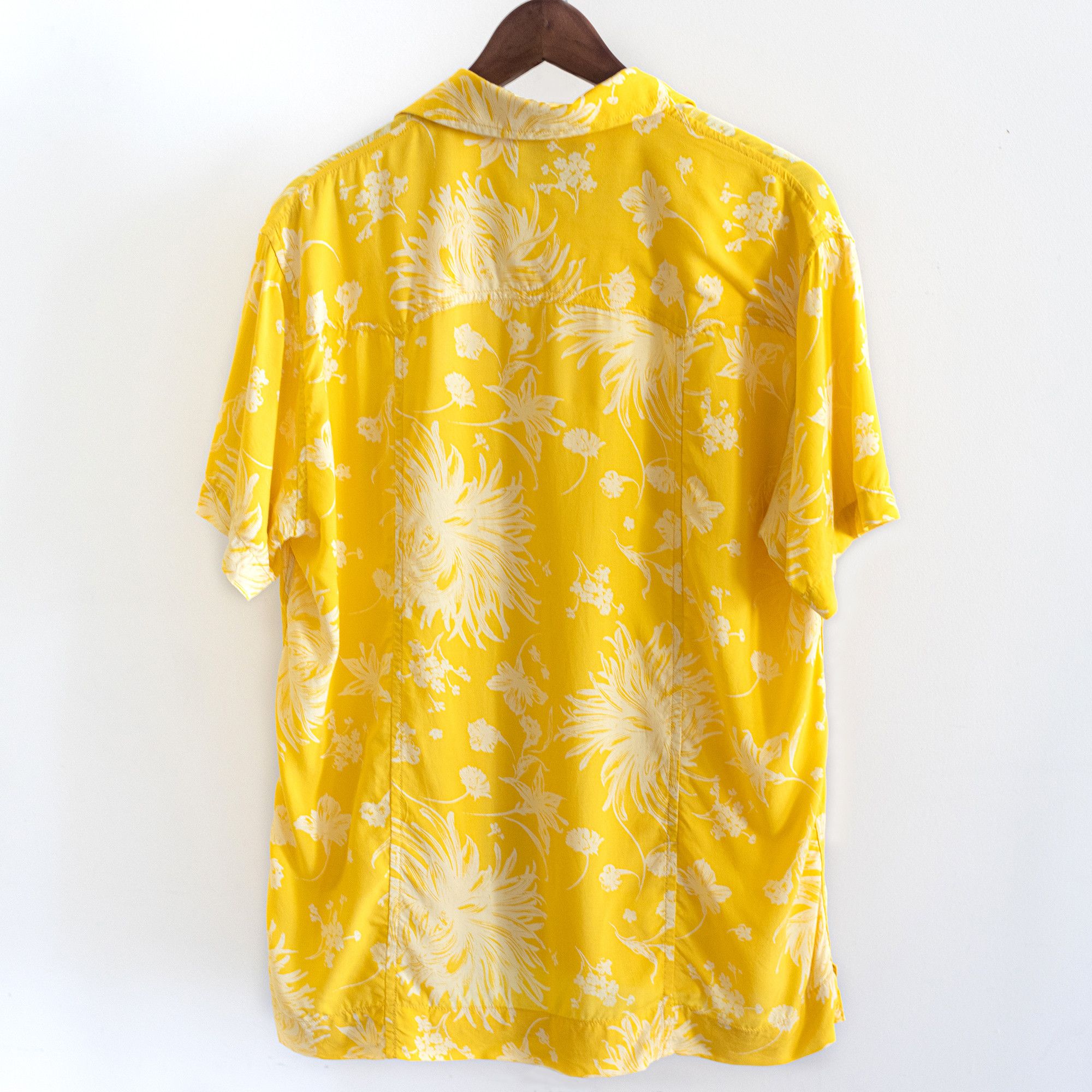Corridor Corridor Camp Collar Floral Hawaiian Button Shirt Yellow Size US M / EU 48-50 / 2 - 4 Thumbnail