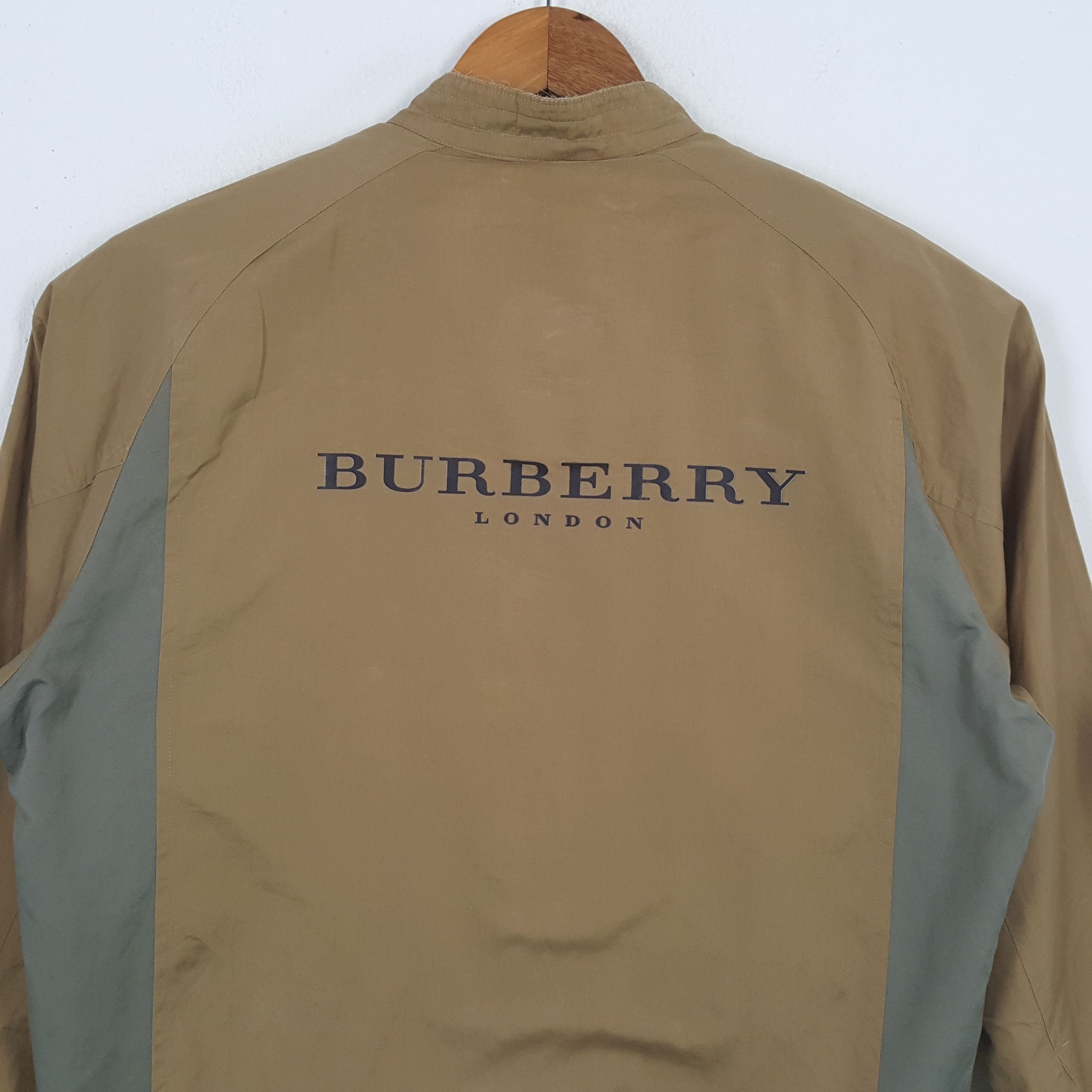 Burberry × Vintage Vintage BURBERRYS Fashion Brand Bombers Custom Jacket Size US M / EU 48-50 / 2 - 2 Thumbnail