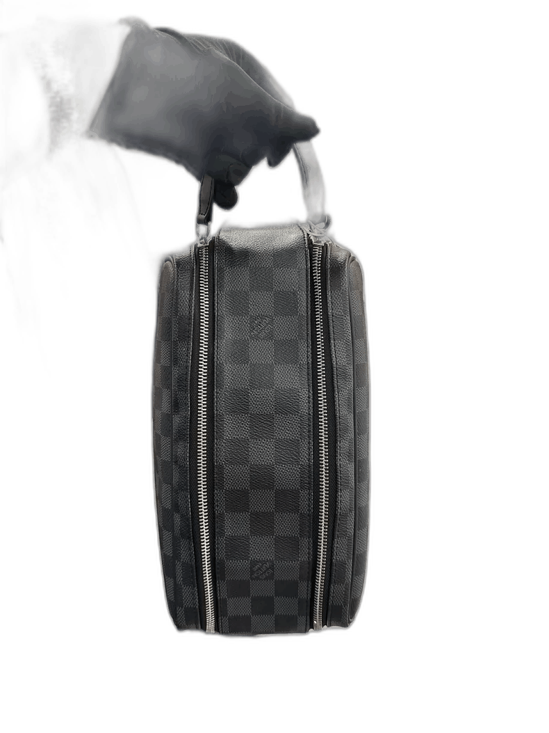 Louis Vuitton Louis Vuitton BlackBlue Checkered DOPP Bag-2506 Size ONE SIZE - 1 Thumbnail