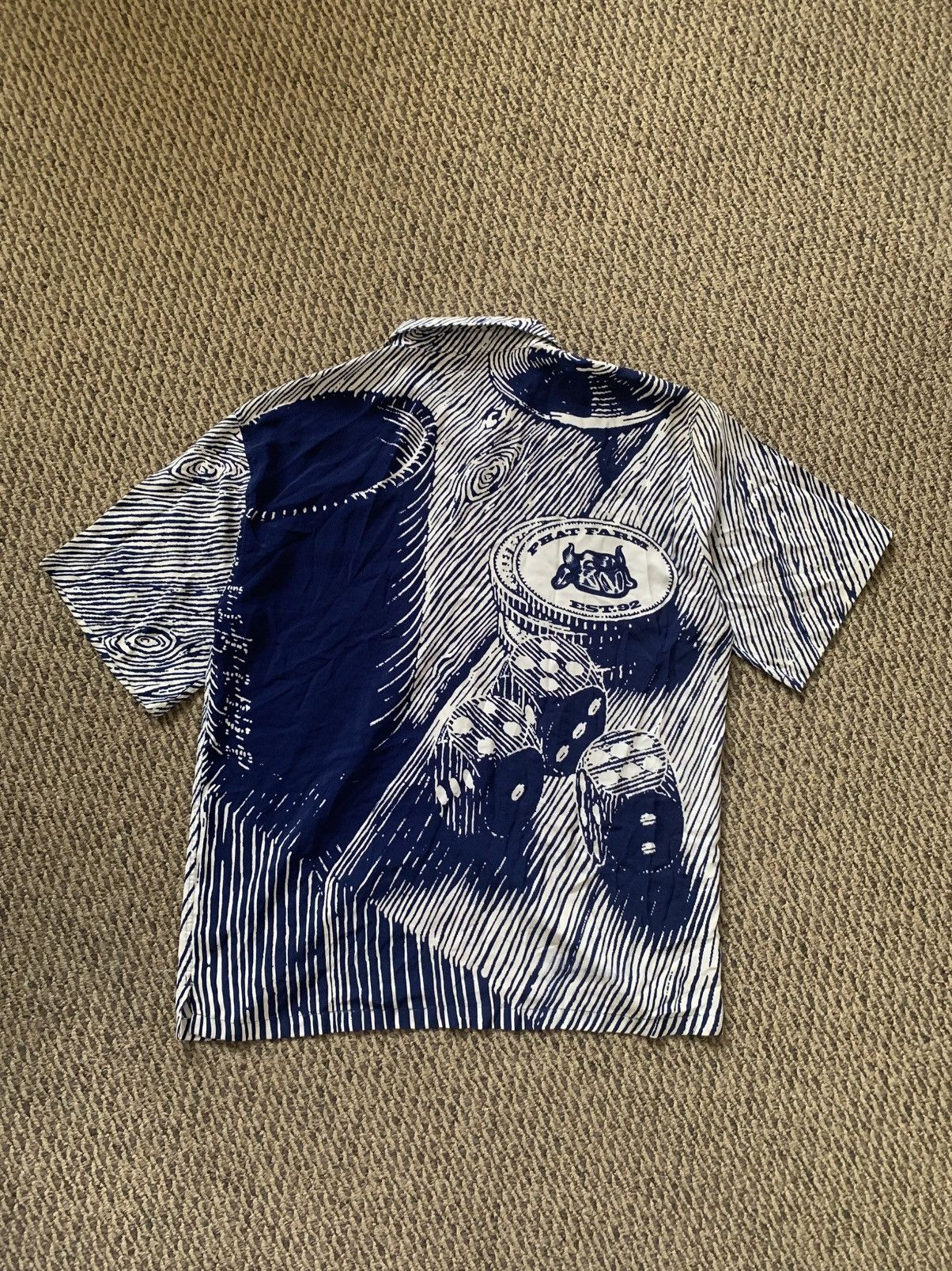 Phat Farm Vintage Phat Farm Dice and Poker Chips Button Up Size US XXL / EU 58 / 5 - 2 Thumbnail