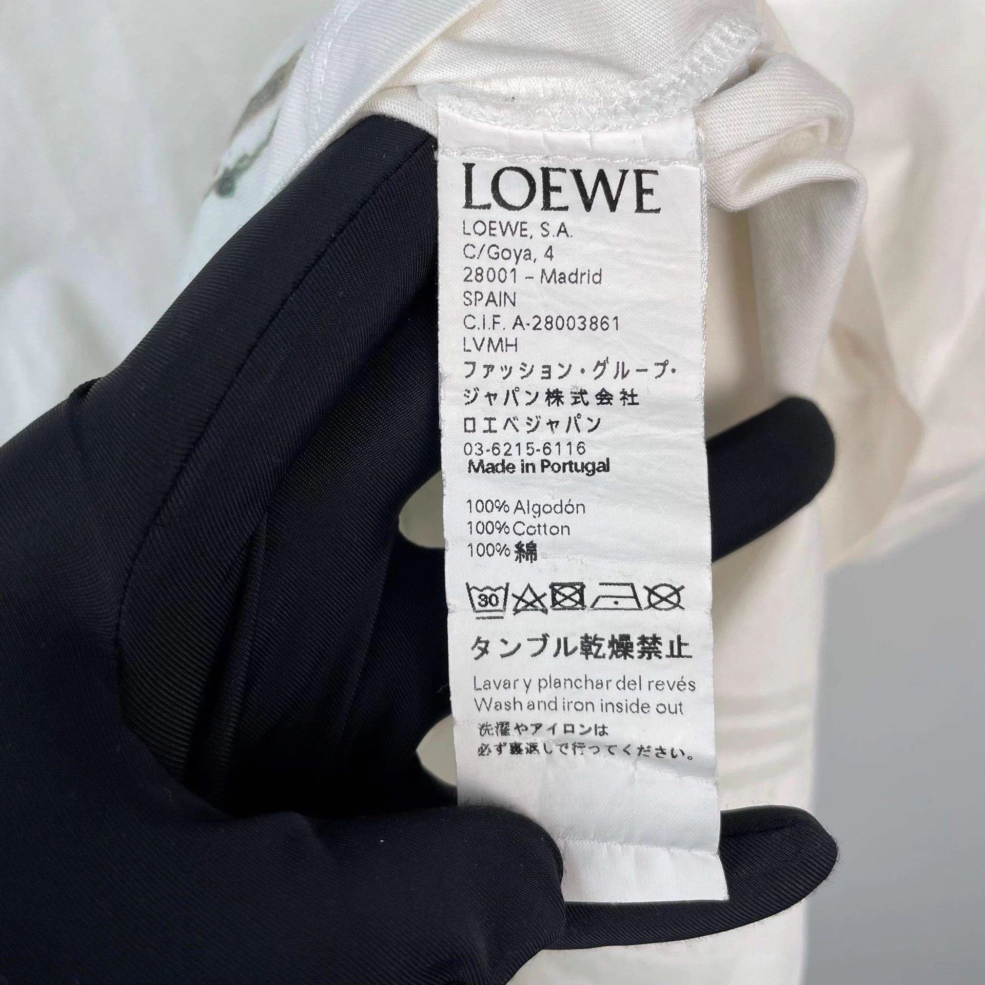 Loewe Loewe Cotton Floral Print SS M White Size US M / EU 48-50 / 2 - 8 Thumbnail