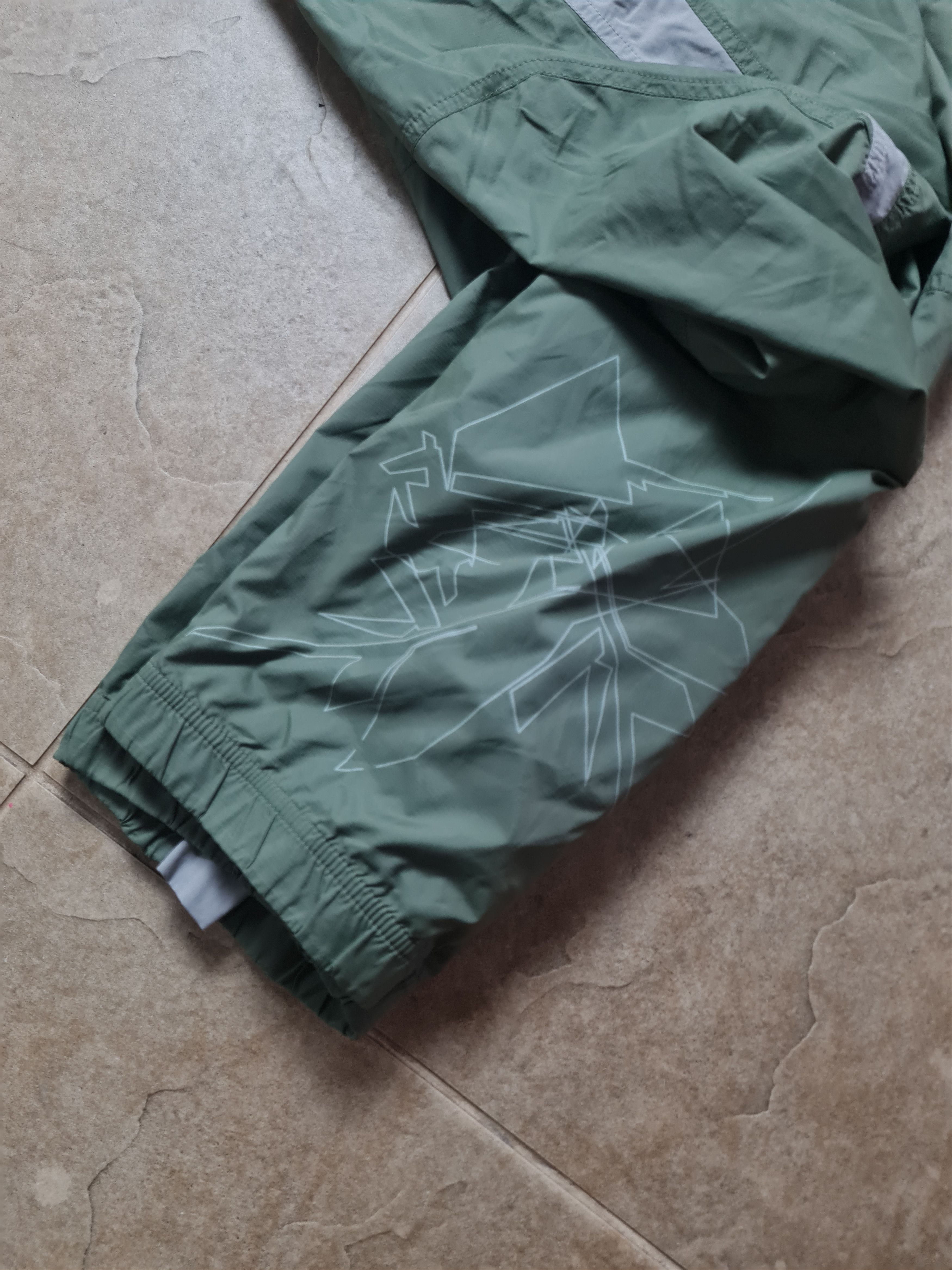 Nike Vintage drill pants khaki 00s Nike AIR Tracksuit Bottoms L Size US 32 / EU 48 - 6 Thumbnail