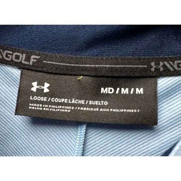 Under Armour Under Armour Jacket Mens M Storm Windstrike Blue Golf Pullover Zip 1/4 NEW A3 Size US M / EU 48-50 / 2 - 4 Thumbnail