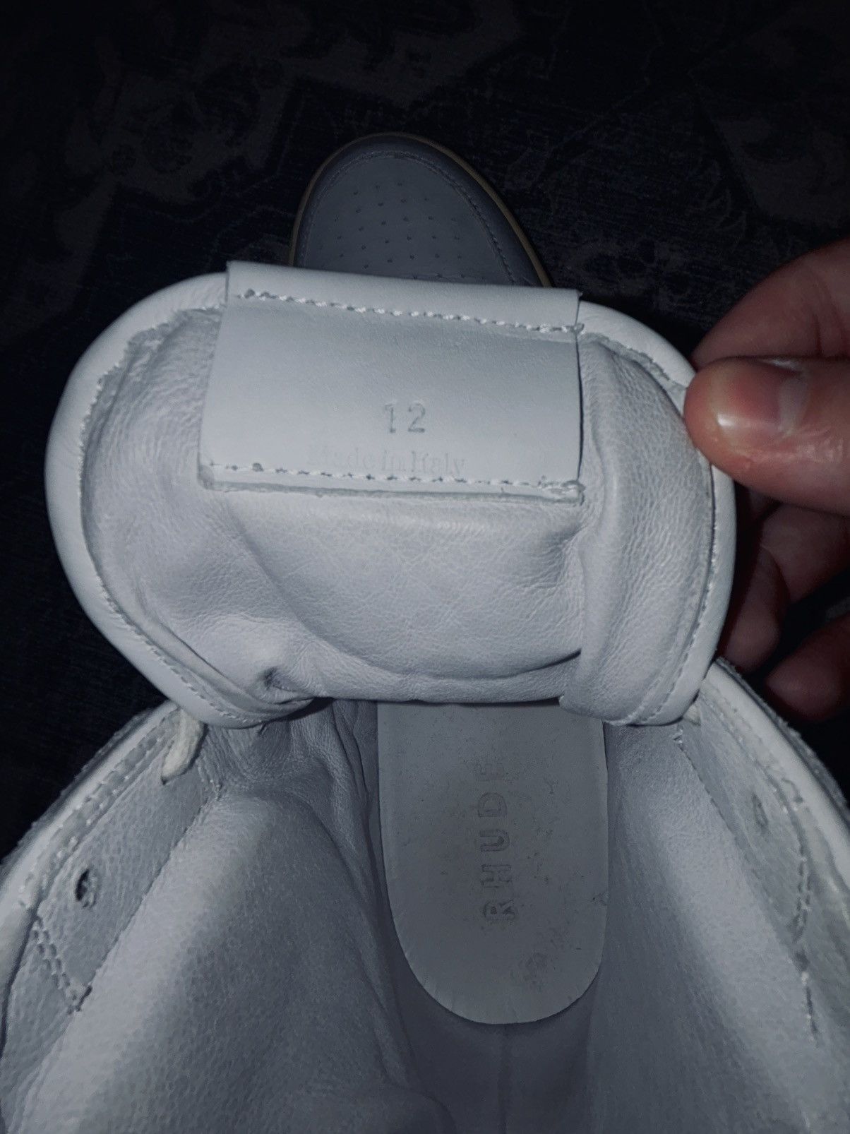 Rhude Rhude Recess Leather High-top Sneaker Size US 12 / EU 45 - 3 Thumbnail