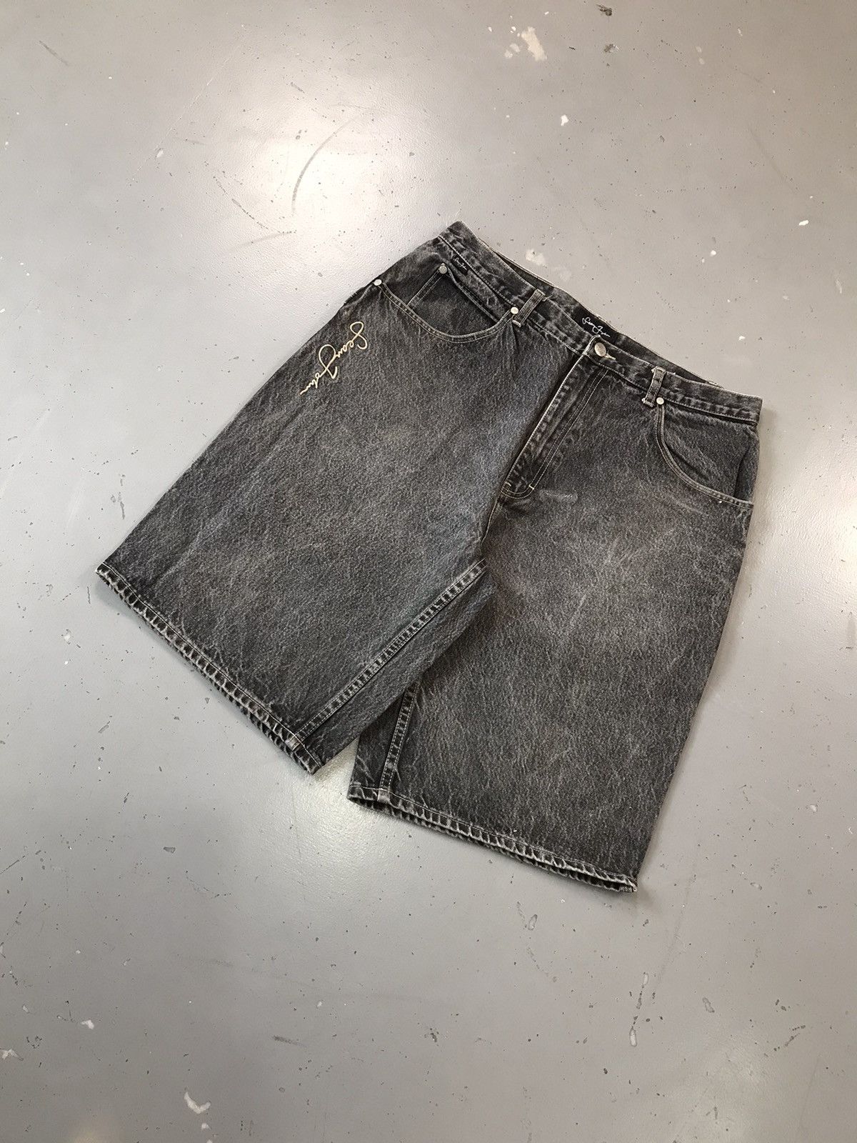 Sean John Vintage faded Sean John skater denim jort Size US 36 / EU 52 - 3 Thumbnail