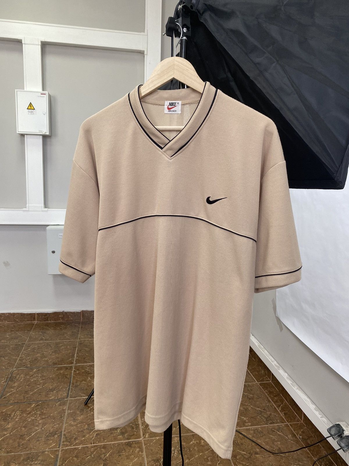 Nike 🇺🇸 Vintage 90s Nike T-Shirt Made in USA Retro Rare Size US XL / EU 56 / 4 - 1 Thumbnail