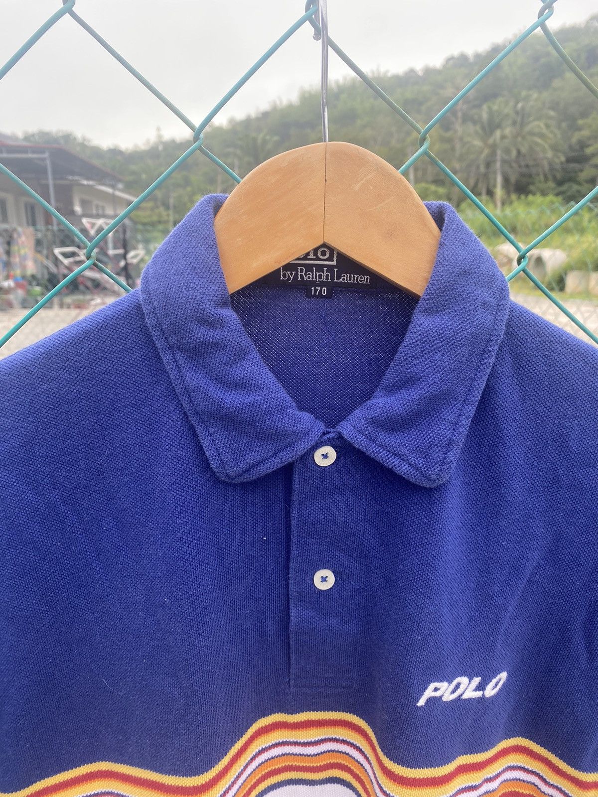 Polo Ralph Lauren Polo Ralph Lauren Stripe Polo Tee Size US S / EU 44-46 / 1 - 3 Thumbnail