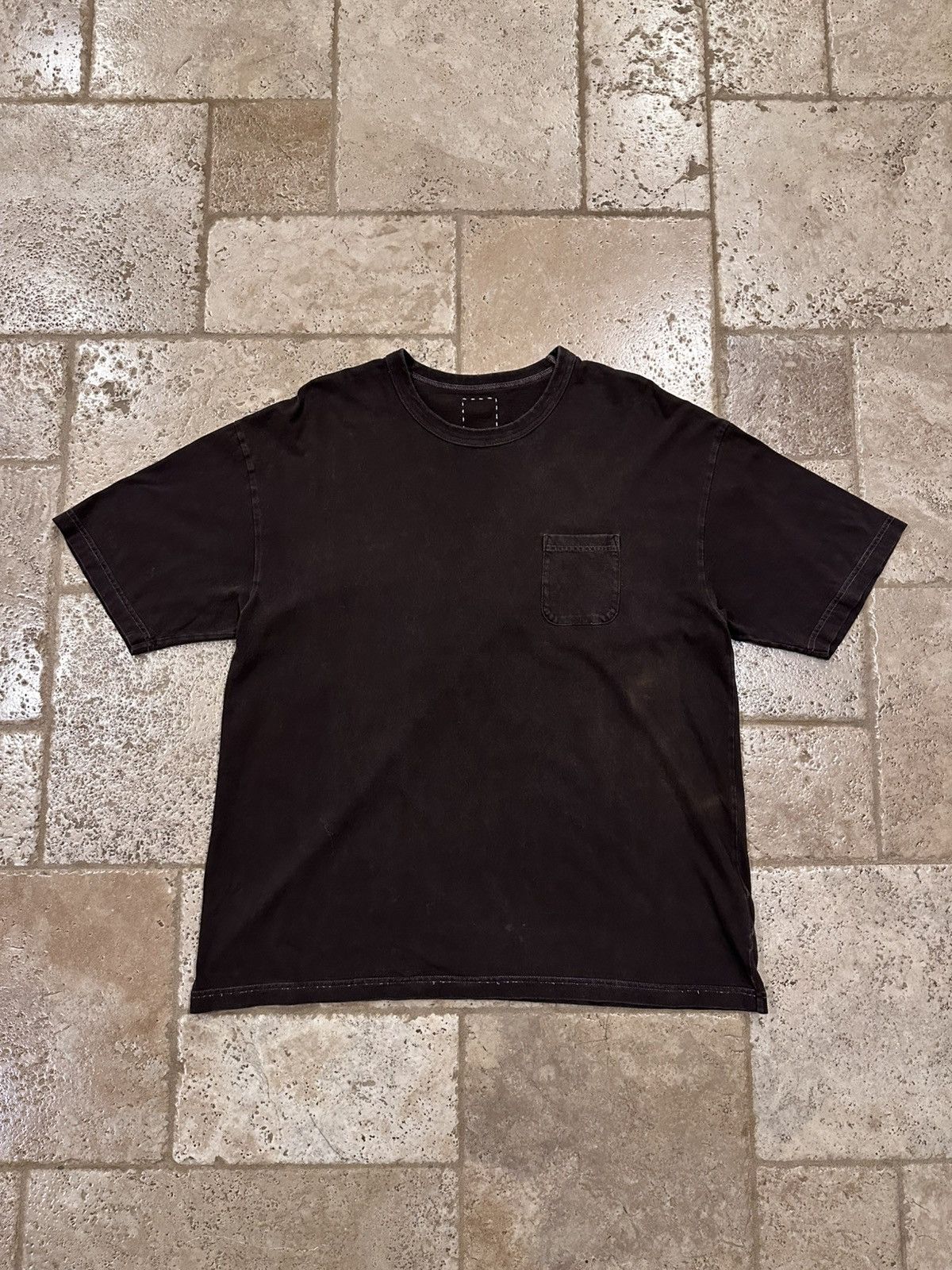 Japanese Brand × Visvim Visvim Jumpo Amplus Brown Pocket Short Sleeve T-Shirt Size US XXL / EU 58 / 5 - 3 Thumbnail