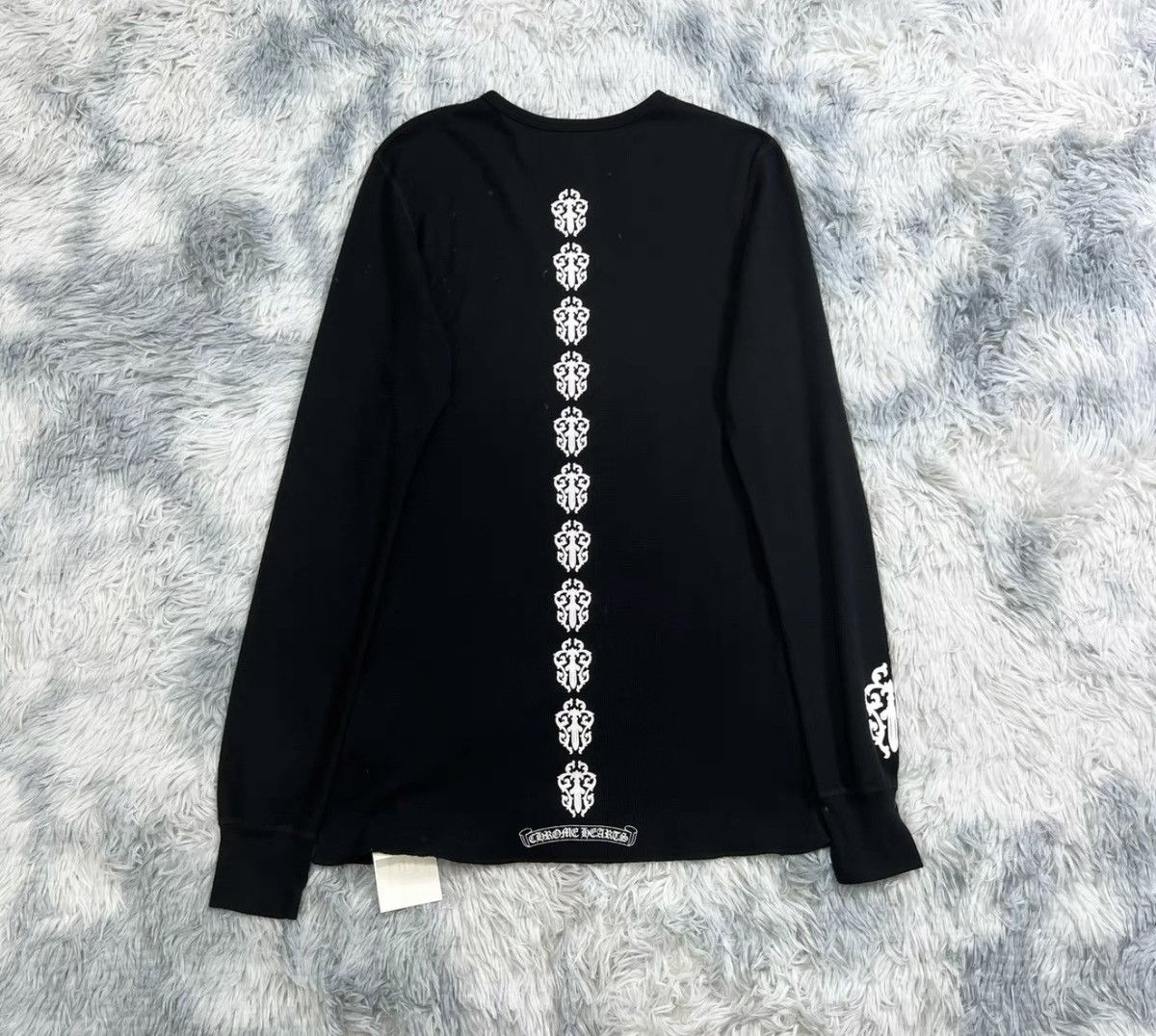 Chrome Hearts Chrome Hearts Waffle-Knit Long Sleeve sweatshirt Size US M / EU 48-50 / 2 - 1 Thumbnail