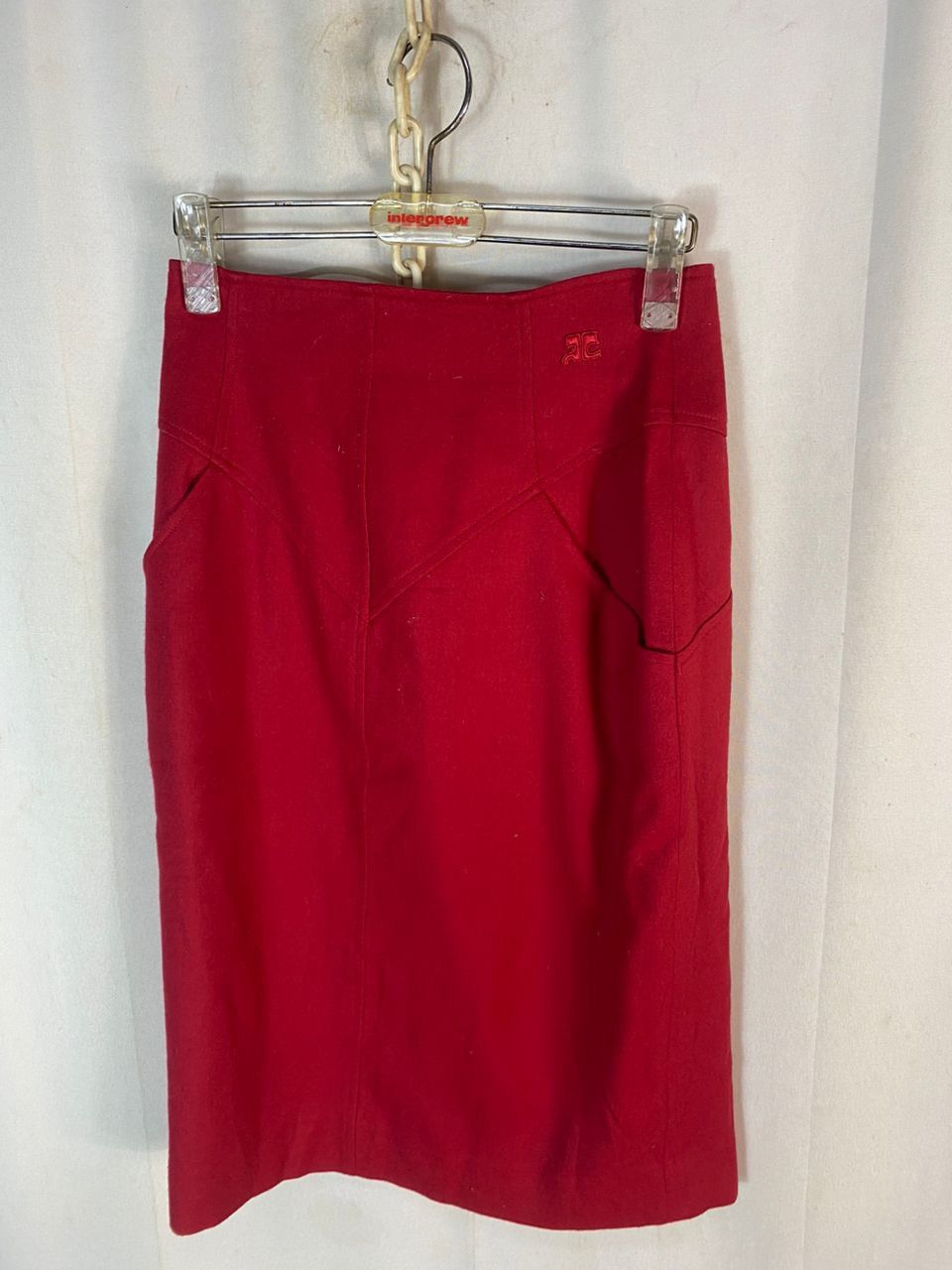 Courreges 🔥Best price 🔥Courreges paris red skirt Size 25" / US 0 / IT 36 - 1 Thumbnail