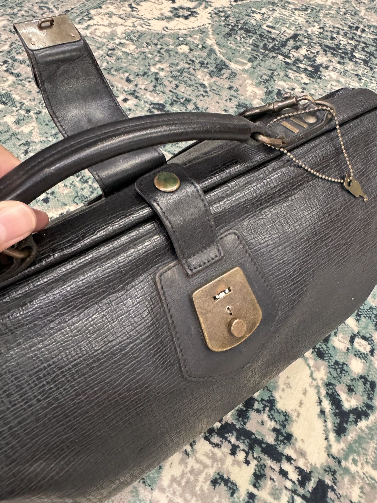 Jean Paul Gaultier × Vintage JPG HOMME BLACK DOCTOR BAG LUGGAGE Size ONE SIZE - 7 Thumbnail