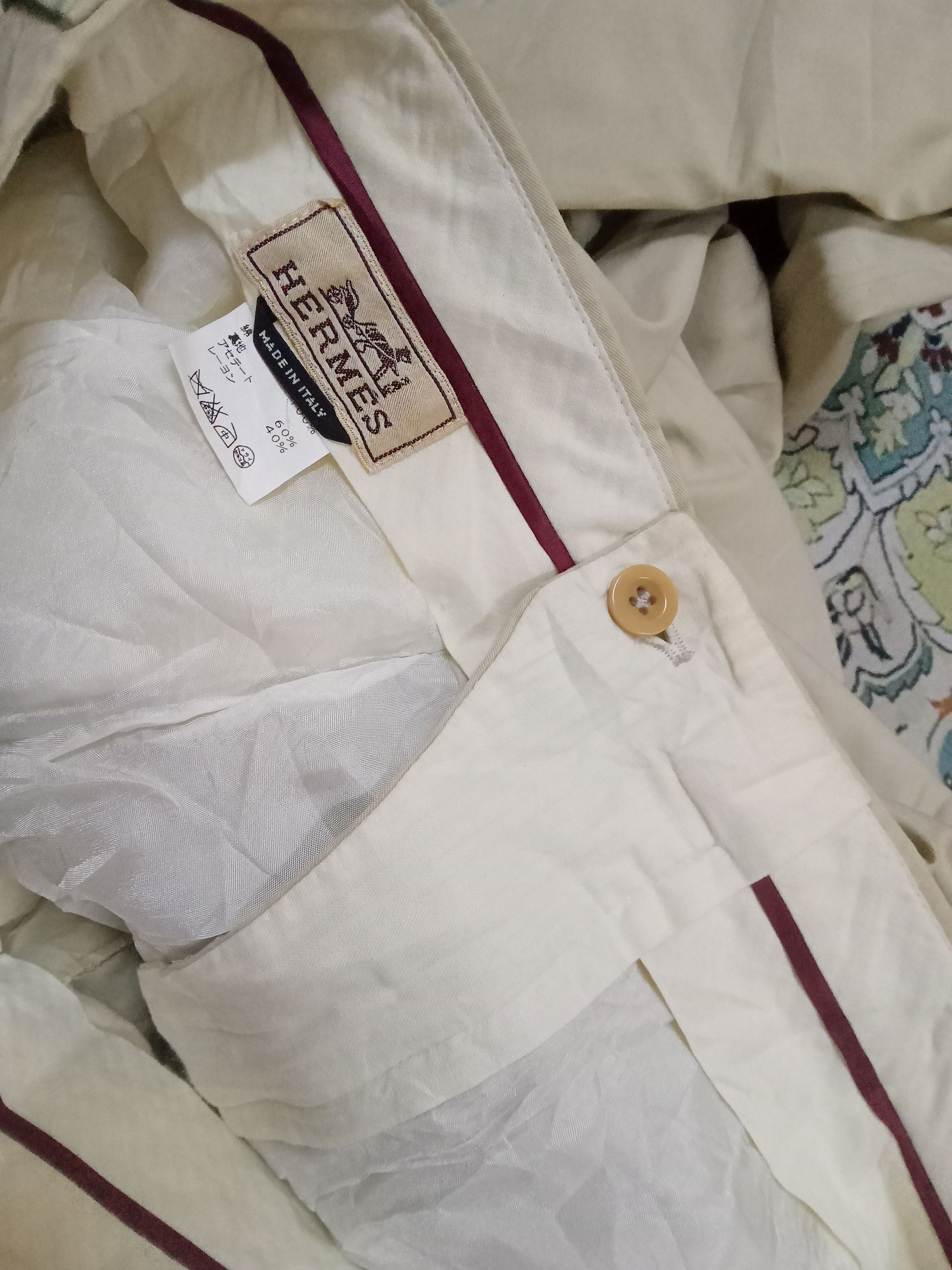 Hermes Vintage Hermes Casual Pants Size US 33 - 6 Thumbnail