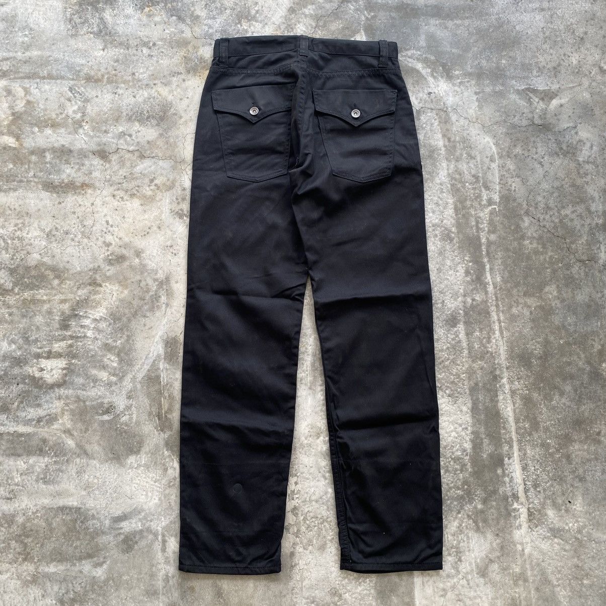 If Six Was Nine × Japanese Brand × Vintage Nylaus Clothing Zipper Thigh Black Pant Size US 28 / EU 44 - 5 Thumbnail