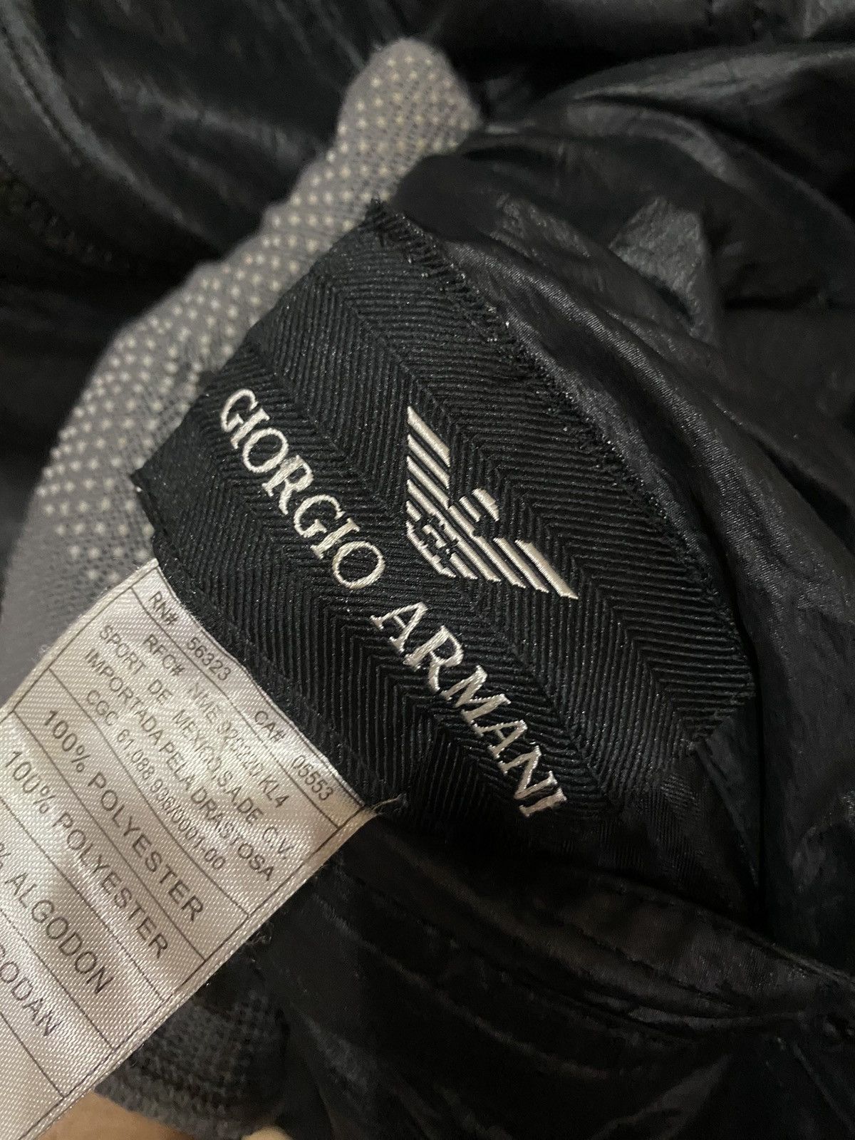 Giorgio Armani VINTAGE GIORGIO ARMANI ALL BLACK JACKET Size US XL / EU 56 / 4 - 10 Thumbnail