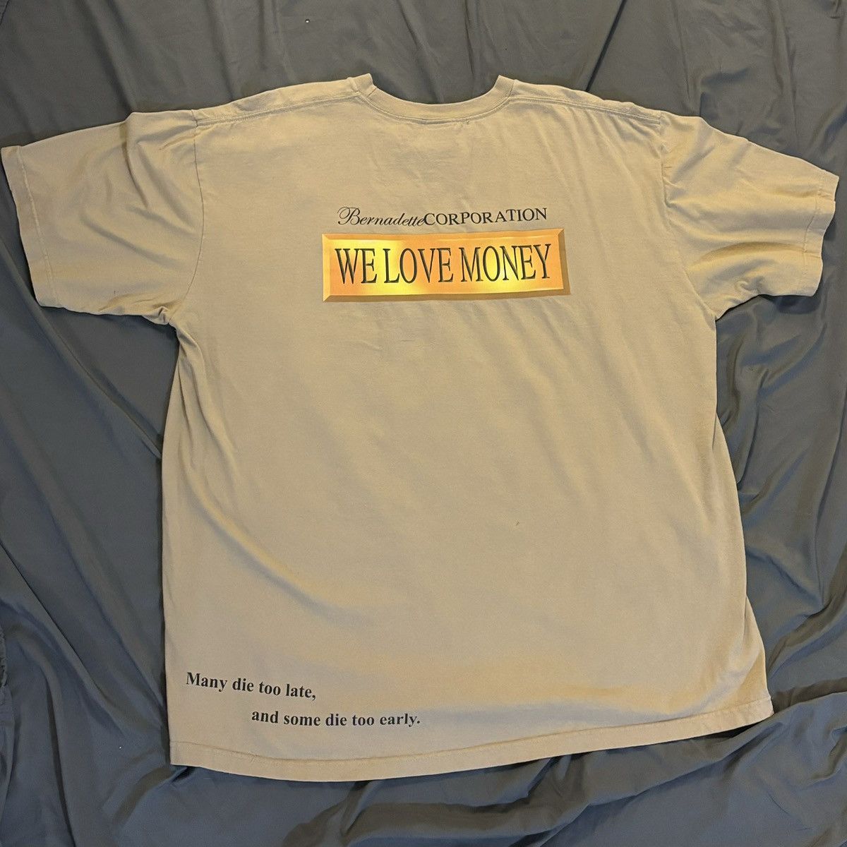 Supreme Supreme x Bernadette Corporation “We Love Money” Tee | Grailed