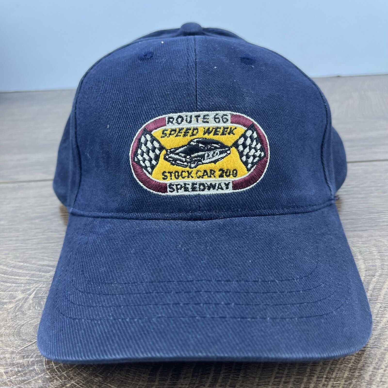 Other Route 66 Speedway Hat Speed Week Hat Blue Cap Adjustable Blu Size ONE SIZE - 1 Thumbnail
