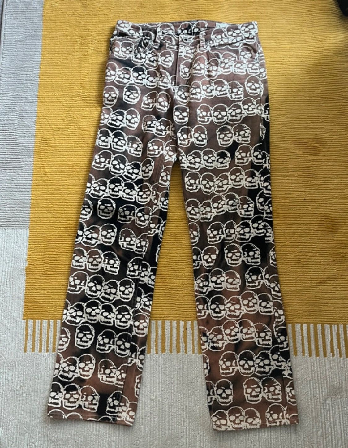 Hysteric Glamour Hysteric glamour burned skull straight leg jeans Size 27" / US 4 / IT 40 - 1 Thumbnail