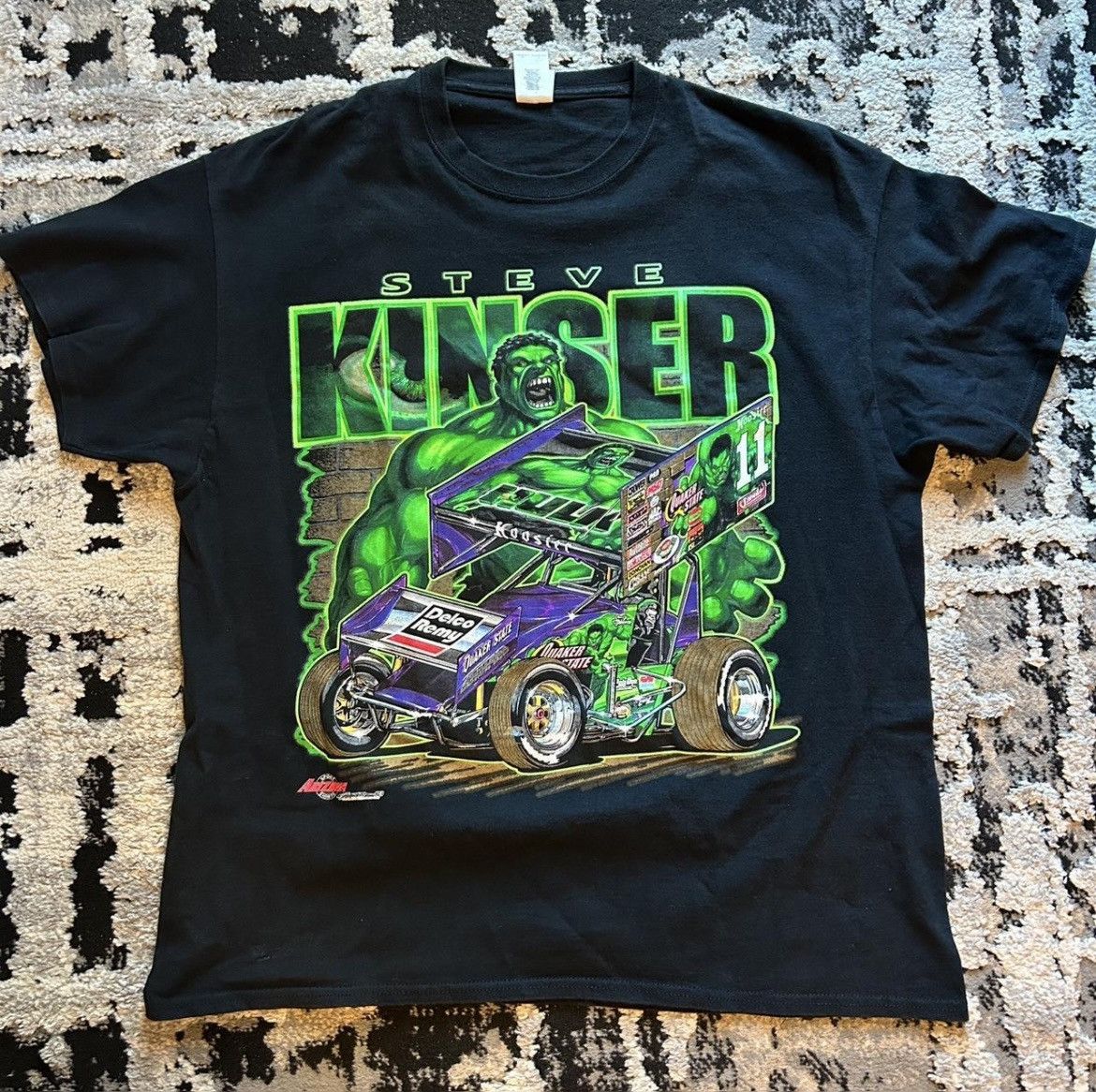 Vintage Steve Kinser Hulk T Shirt