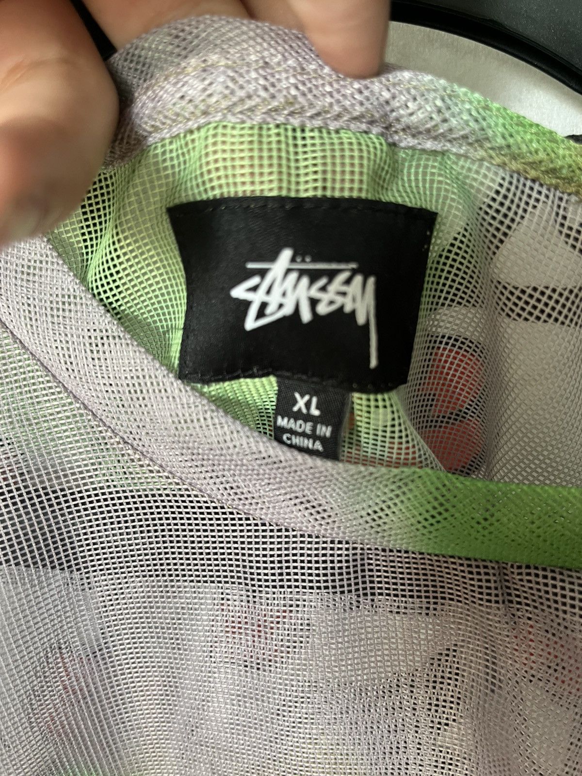 Stussy Stussy Long Sleeve Mesh Shirt Size US XL / EU 56 / 4 - 3 Thumbnail