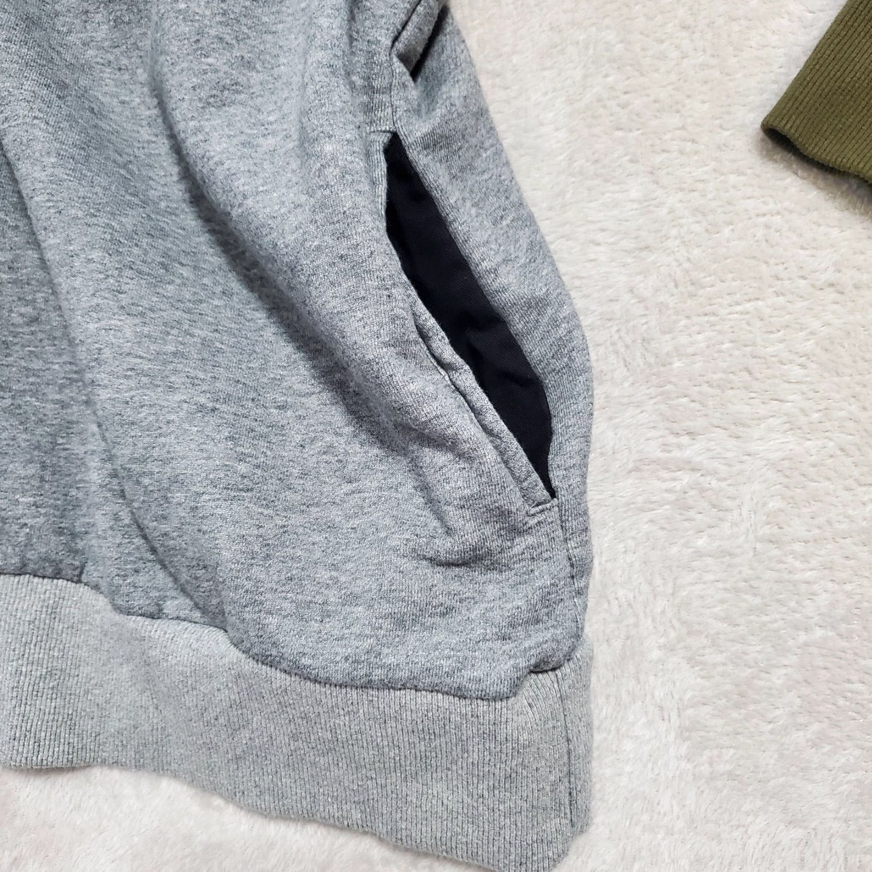 Vintage VSTR Premium Sweatshirt Men XL Gray Green Satin Sleeve Crew Neck Pullover Pocket Sweatshirt Size US XL / EU 56 / 4 - 7 Thumbnail