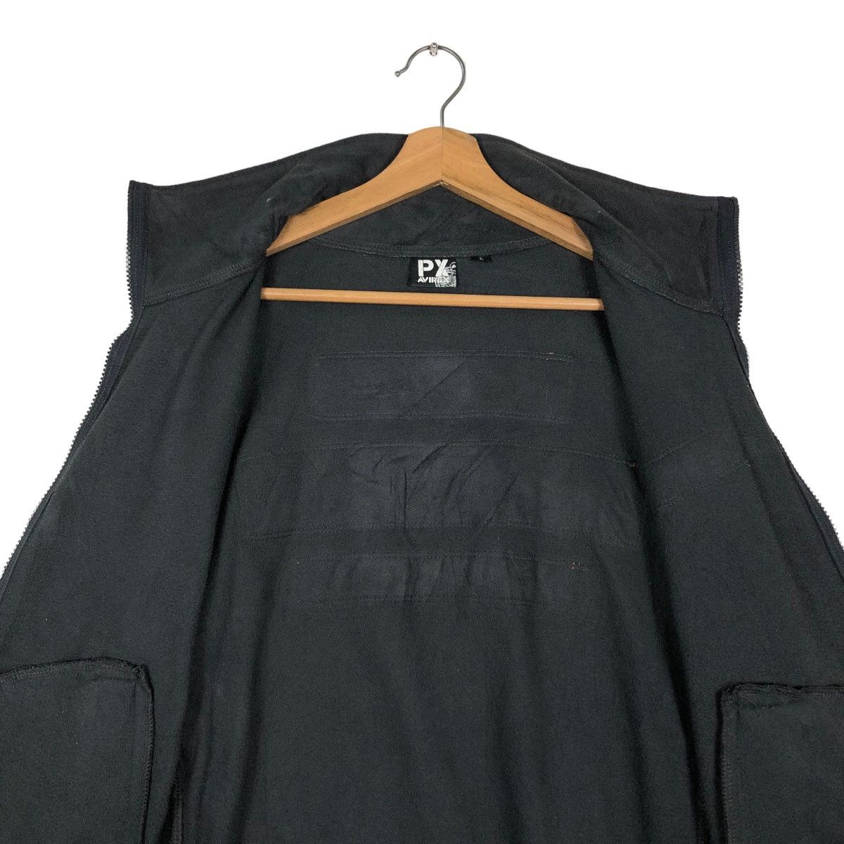 Avirex 📌VINTAGE BIKER JACKET AVIREX USA BIG LOGO MILITARY Size US L / EU 52-54 / 3 - 13 Thumbnail