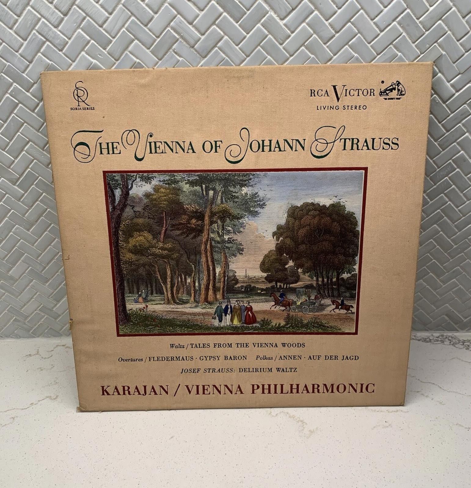 Designer Karajan The Vienna Of Johann Strauss Mono LP RCA Victor LD Size ONE SIZE - 1 Thumbnail