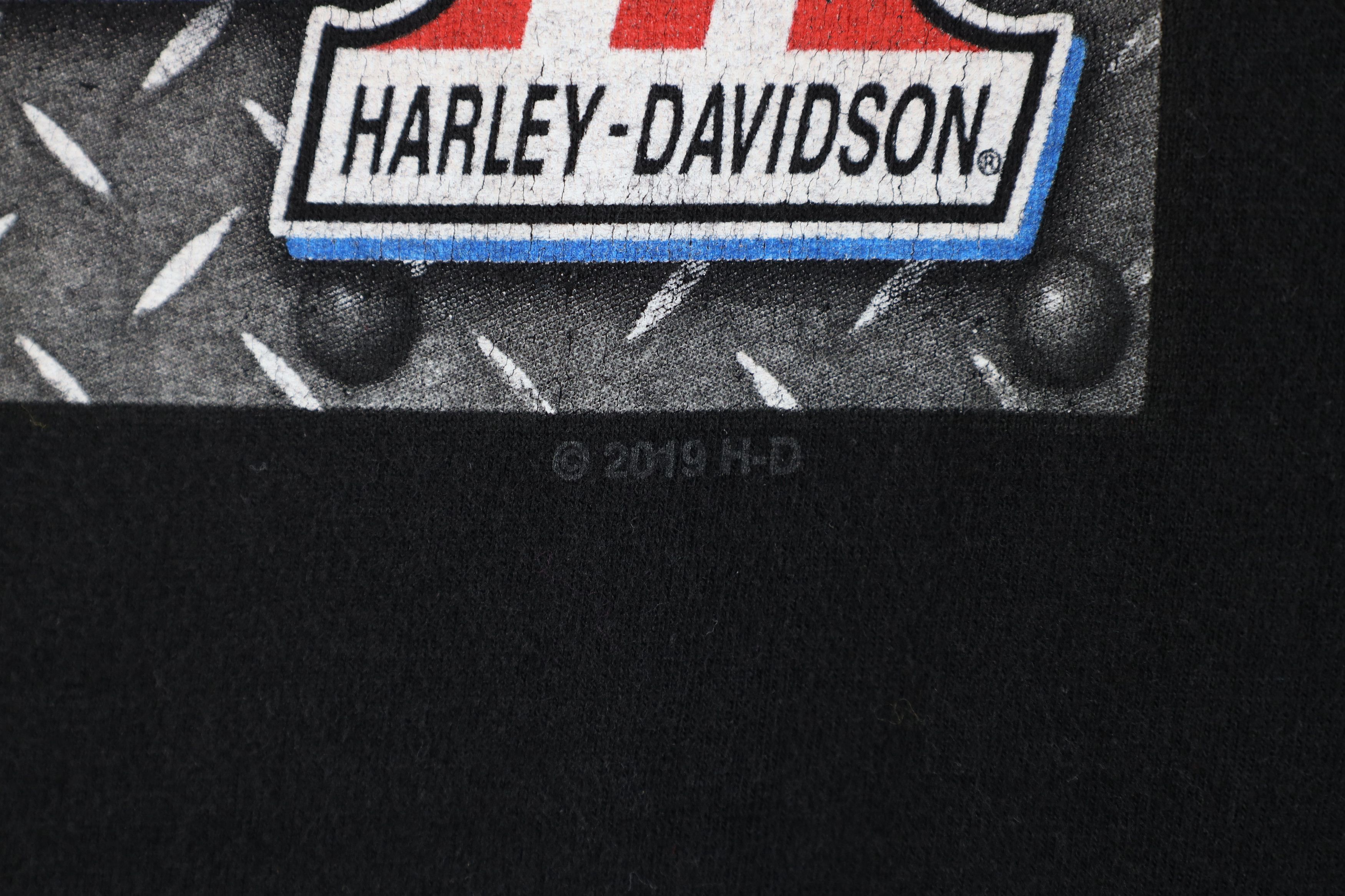 Harley Davidson × Vintage Vintage Harley Davidson All American Steel Plate T-Shirt Size US XL / EU 56 / 4 - 5 Thumbnail