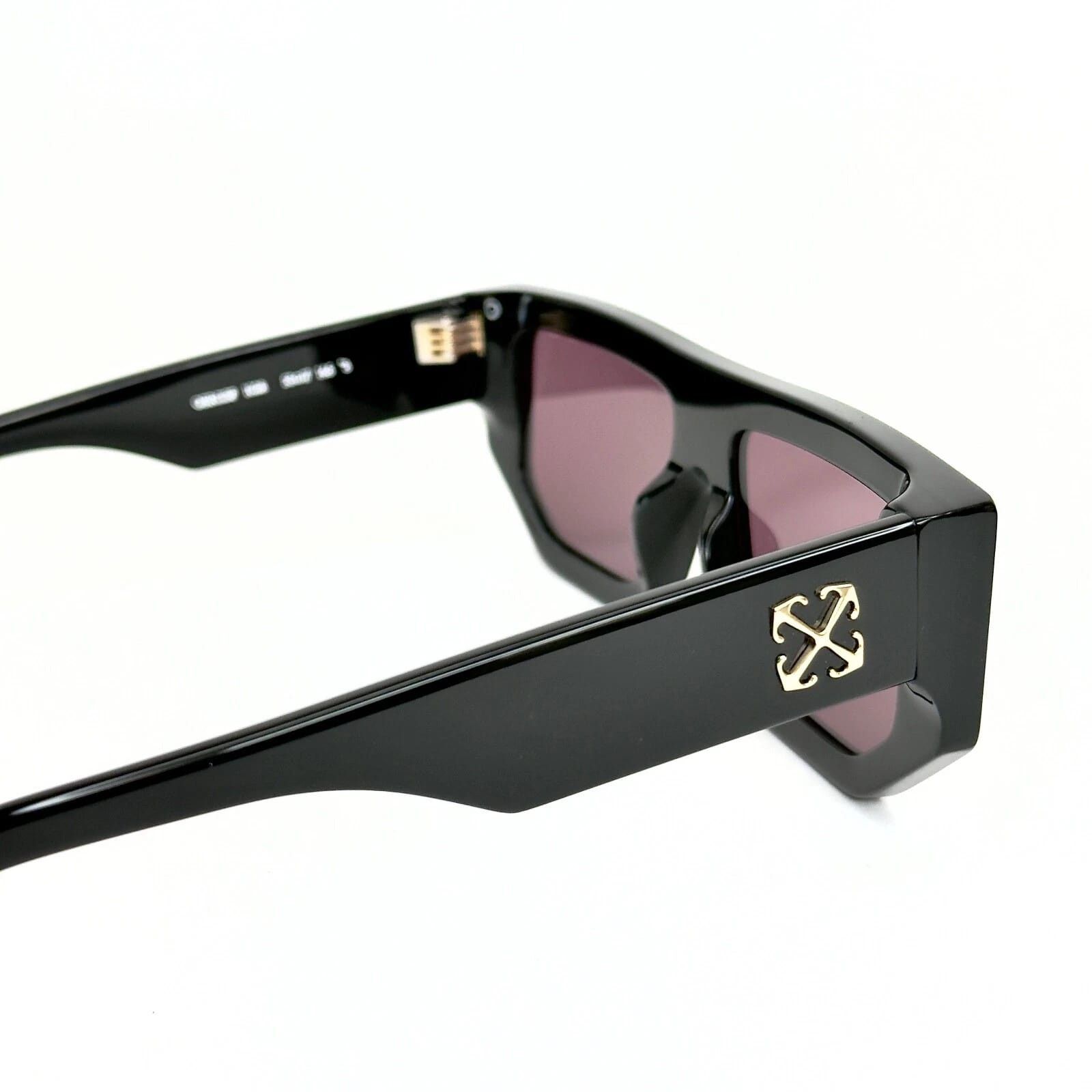 Off-White OFF-WHITE 13F OERI13F Black Purple VANCOUVER Sunglasses Size ONE SIZE - 7 Thumbnail